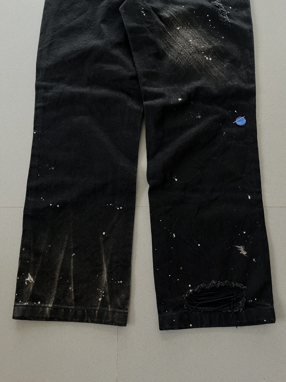 Ader Error SS2022 Ader Error Distressed Faded Paint Spots Denim Pants Size US 32 / EU 48 - 5 Thumbnail