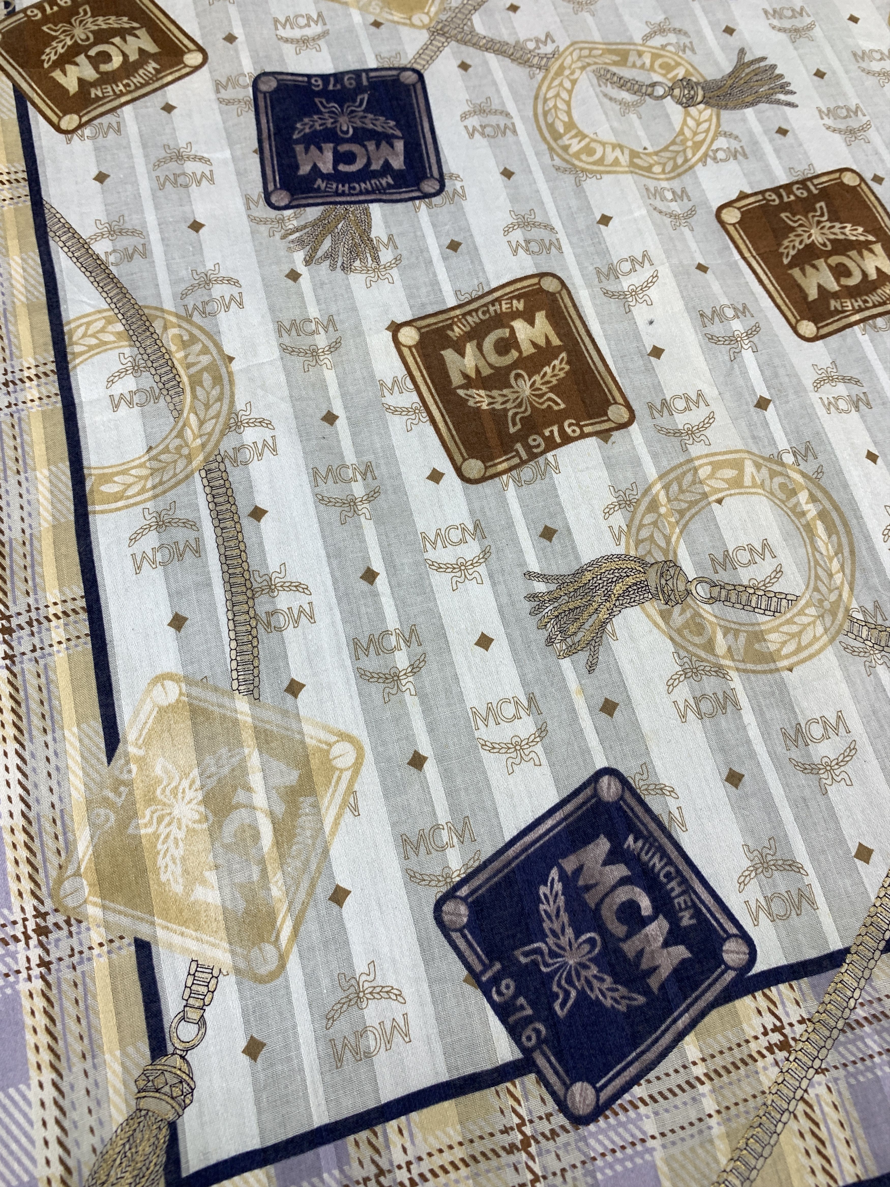 MCM × Vintage Vintage MCM Neckerchief/ Handkerchief - HKA942 Size ONE SIZE - 4 Thumbnail