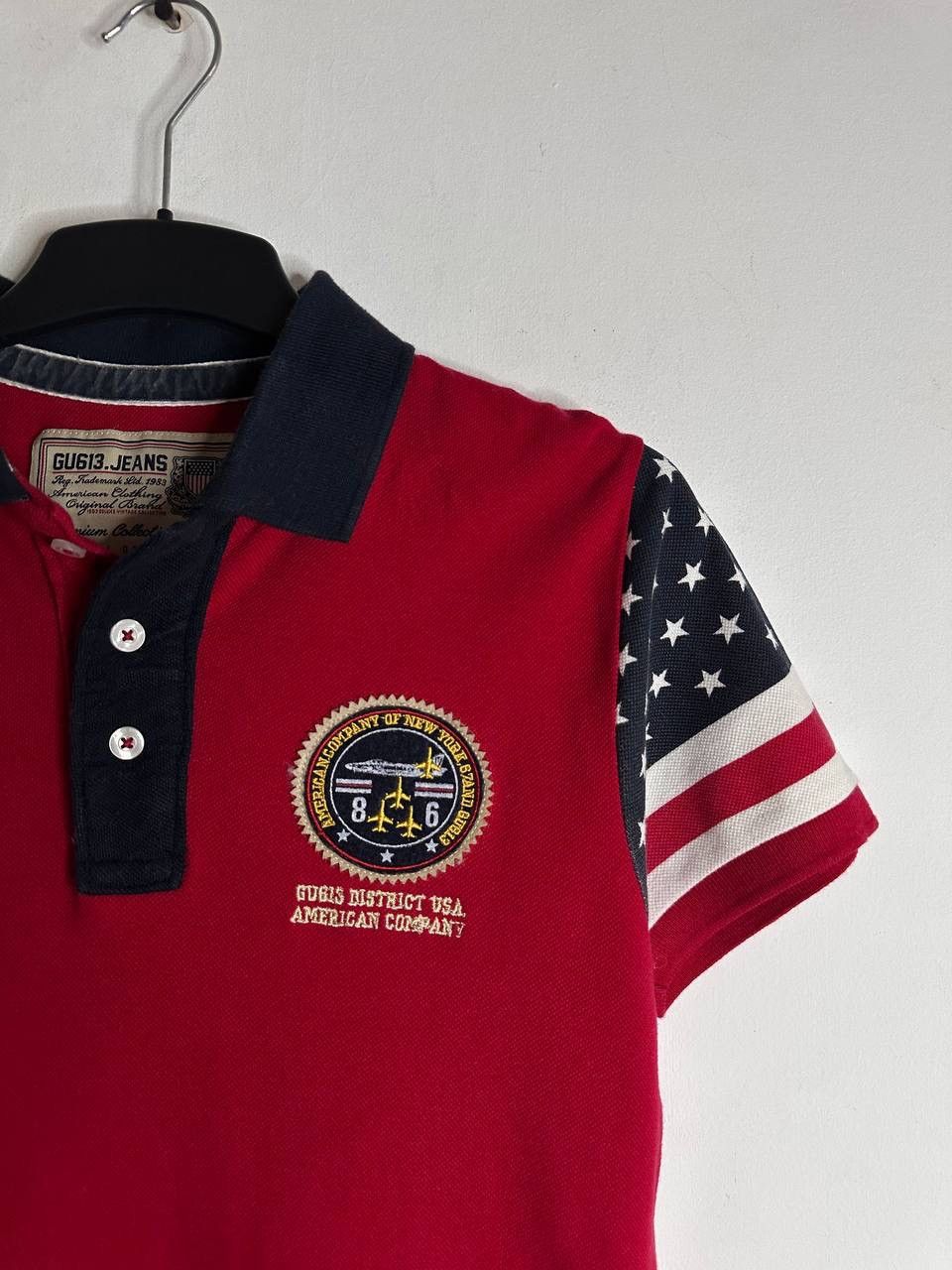Aeronautica Militare GU613 Jeans Pilot Polo Shirt S – USA/UK Flag Sleeves MA-1 Size US S / EU 44-46 / 1 - 3 Thumbnail