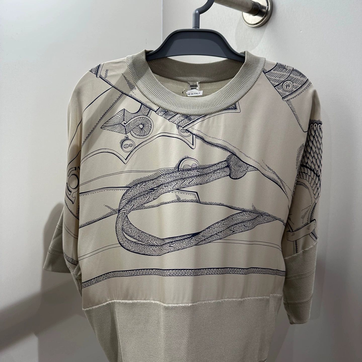 Hermes Hermes may403 silk paneled short 40 Size M / US 6-8 / IT 42-44 - 6 Thumbnail