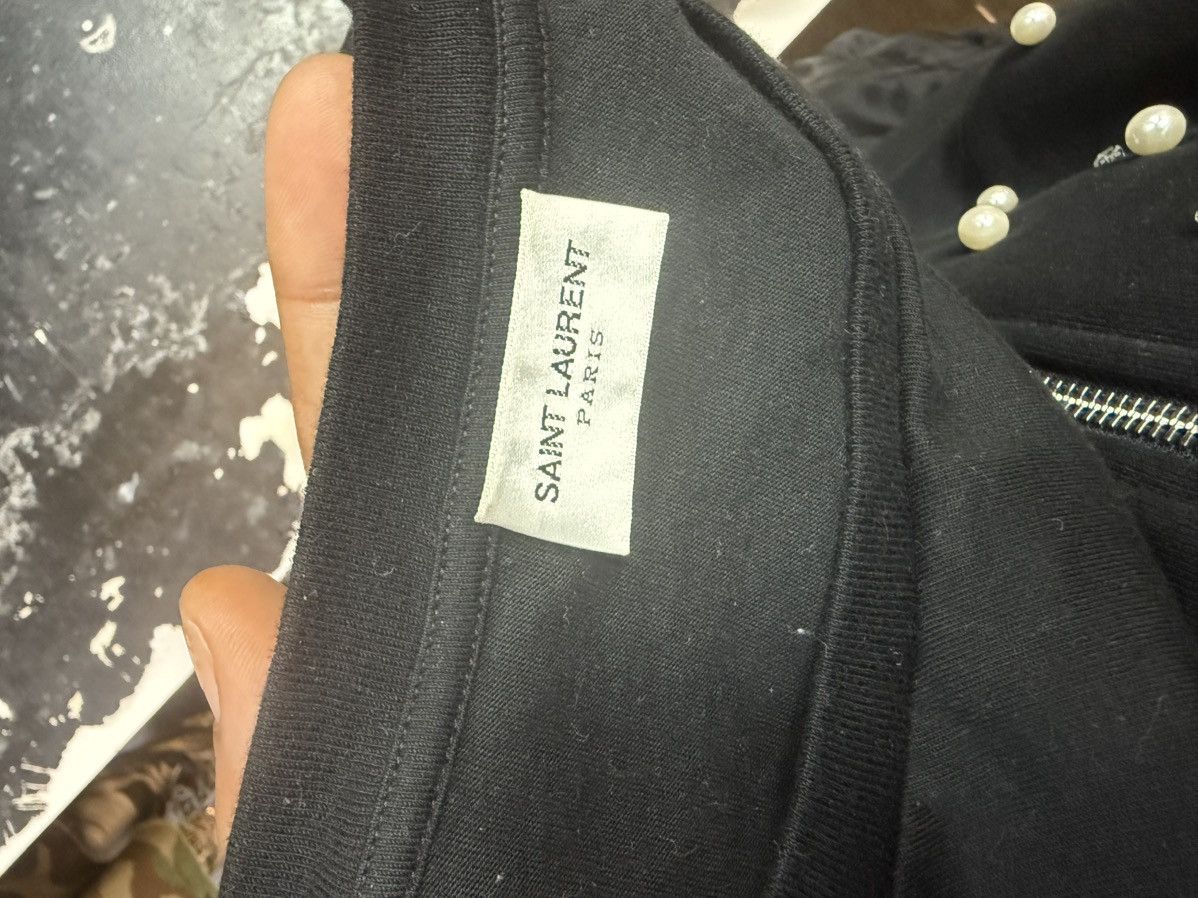 Saint Laurent Paris Saint Laurent Black tee Size US S / EU 44-46 / 1 - 4 Thumbnail