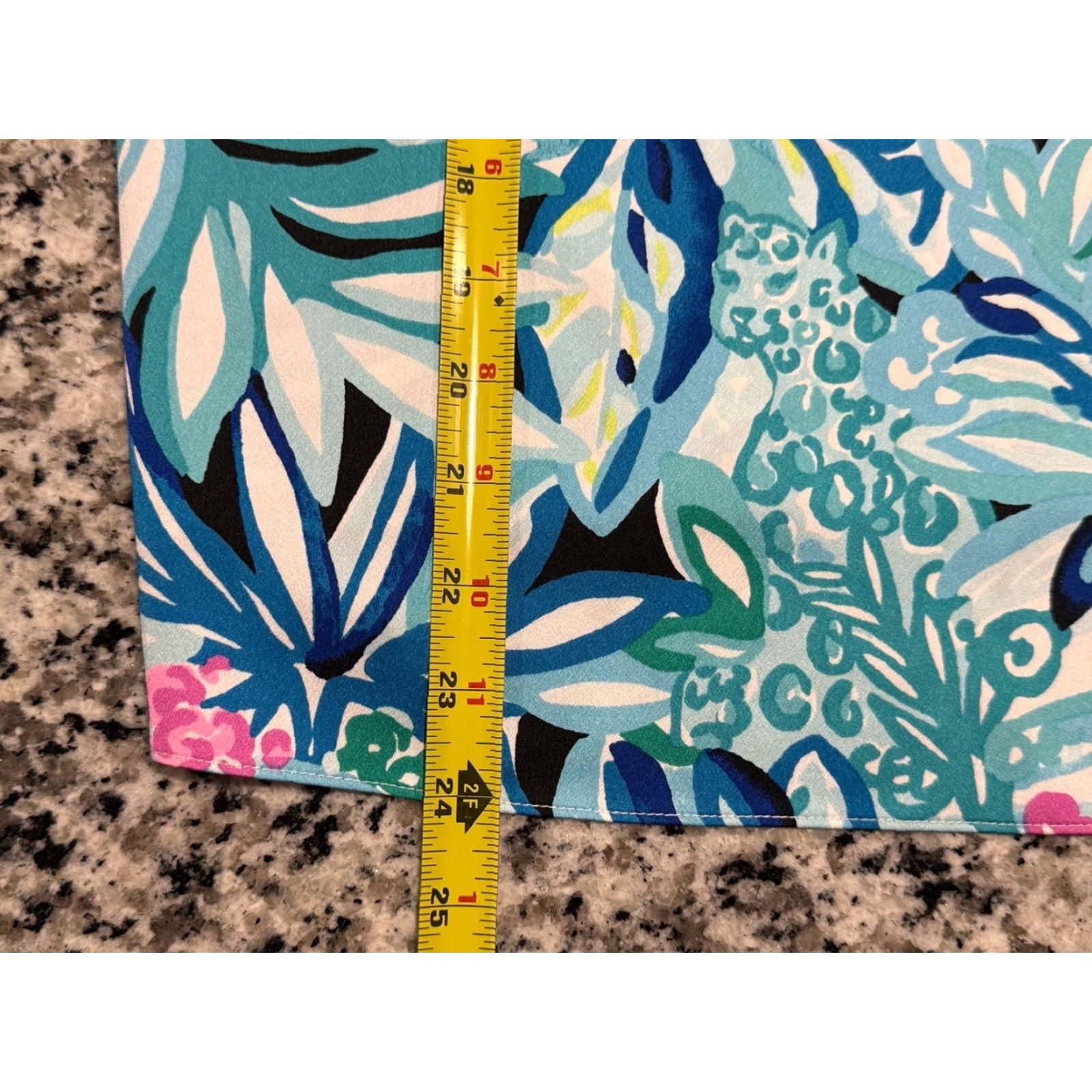Lilly Pulitzer Lilly Pulitzer Margaery Cami Maldives Green Hype It Up Tank Women S Multicolor V-Neck Sleeveless SS Size S / US 4 / IT 40 - 3 Thumbnail
