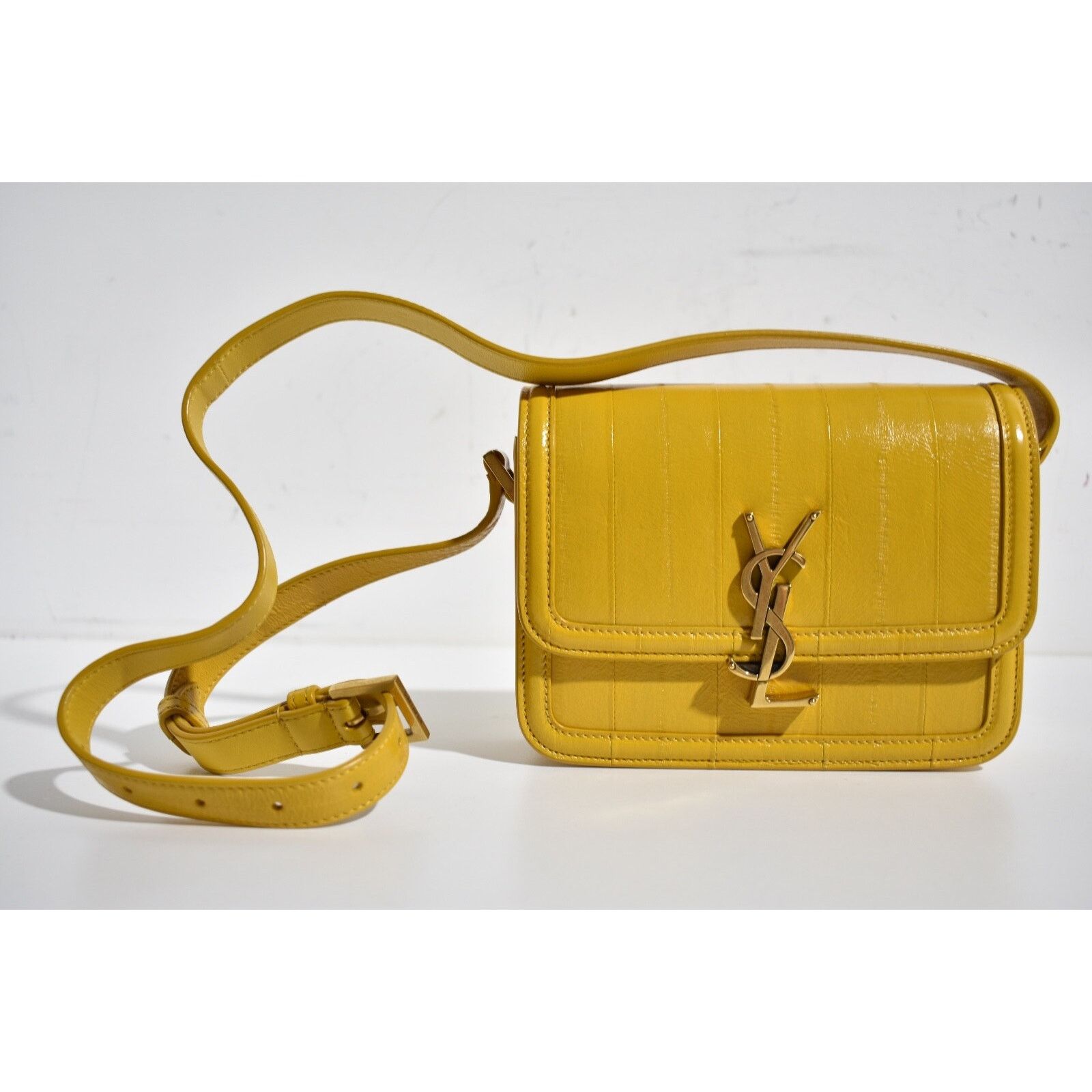 Yves Saint Laurent Saint Laurent Yellow Leather Satchel Shoulder Bag Size ONE SIZE - 4 Thumbnail
