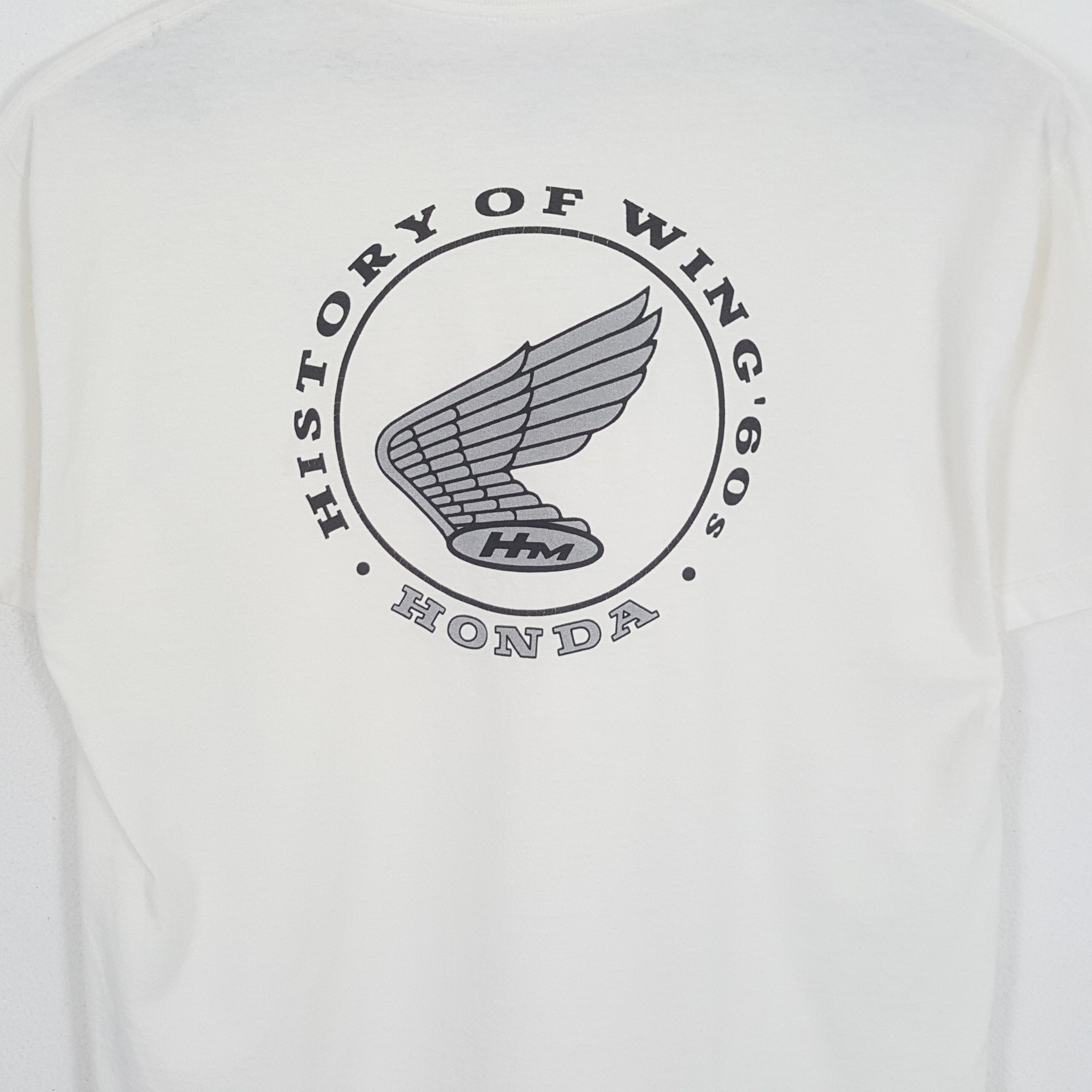 Honda × Vintage HONDA History Of Wings Japanese Brand Vintage Tshirt Size US L / EU 52-54 / 3 - 2 Thumbnail