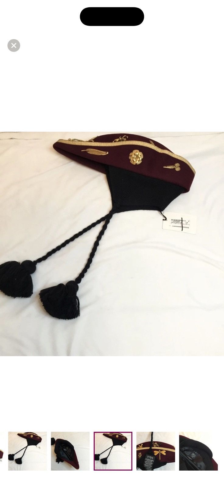 Gucci Gucci wool Embellished felt hat with wool Size ONE SIZE - 6 Thumbnail