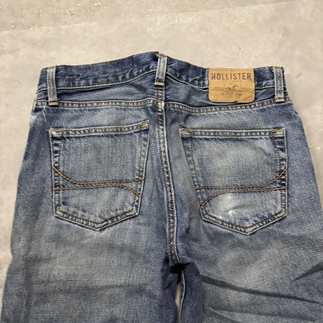 Japanese Brand × Vintage Crazy Vintage Y2K/2000s Grunge Faded Wash Distressed Denim Jeans! Size US 30 / EU 46 - 7 Thumbnail