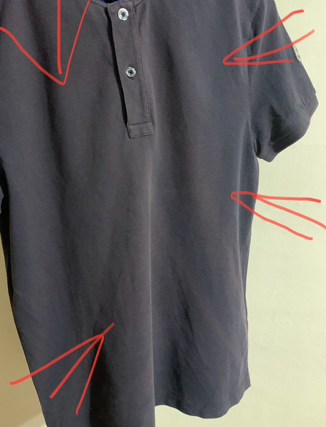 Moncler Moncler polo size S dark blue Size US S / EU 44-46 / 1 - 10 Thumbnail