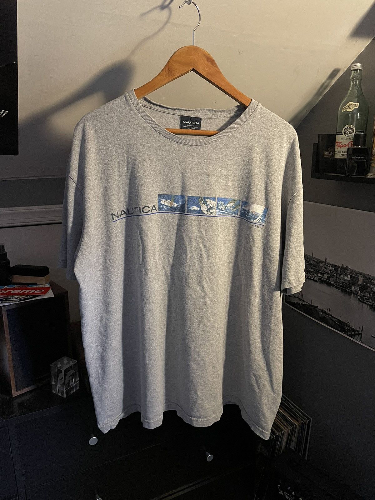 Nautica Y2K Nautica J NS83 Boat Short Sleeve t shirt Size US XXL / EU 58 / 5 - 1 Thumbnail