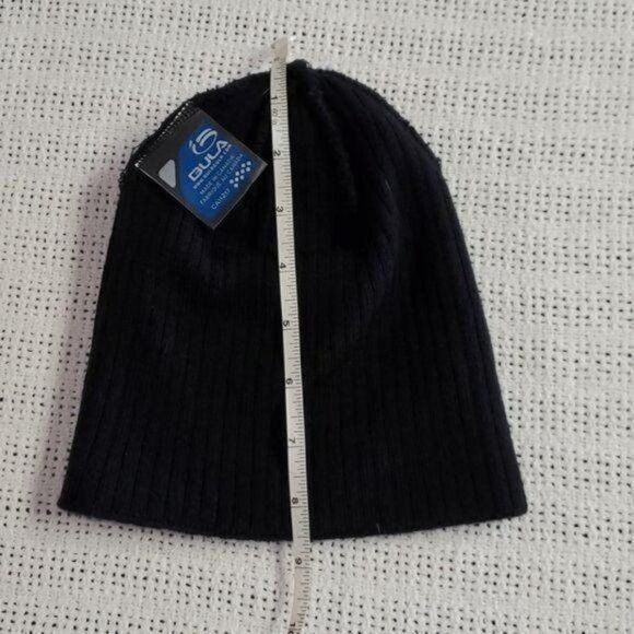 Designer Bula Black Embroidered Logo "B" Ski Beanie Hat Size ONE SIZE - 4 Thumbnail