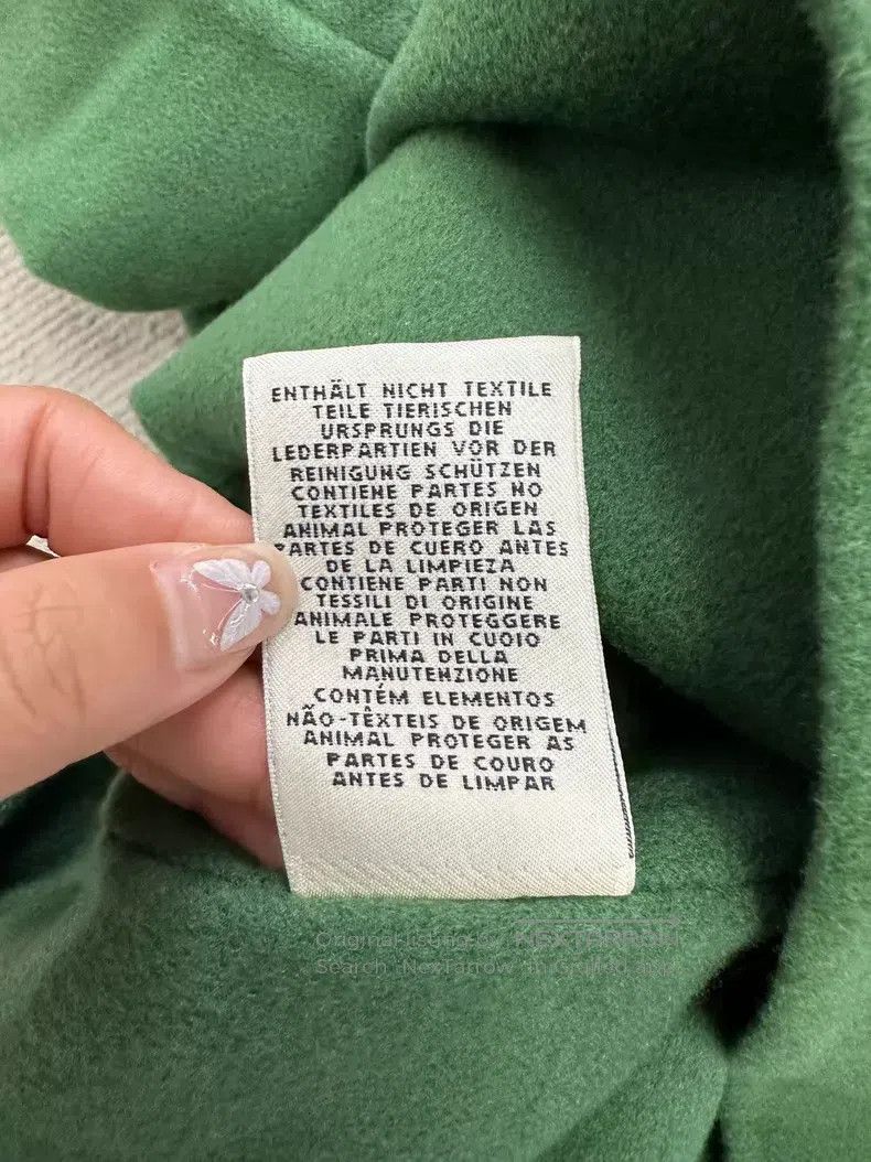 Hermes Hermes Green Short Cashmere Coat Size XXS / US 00 / IT 34 - 6 Thumbnail