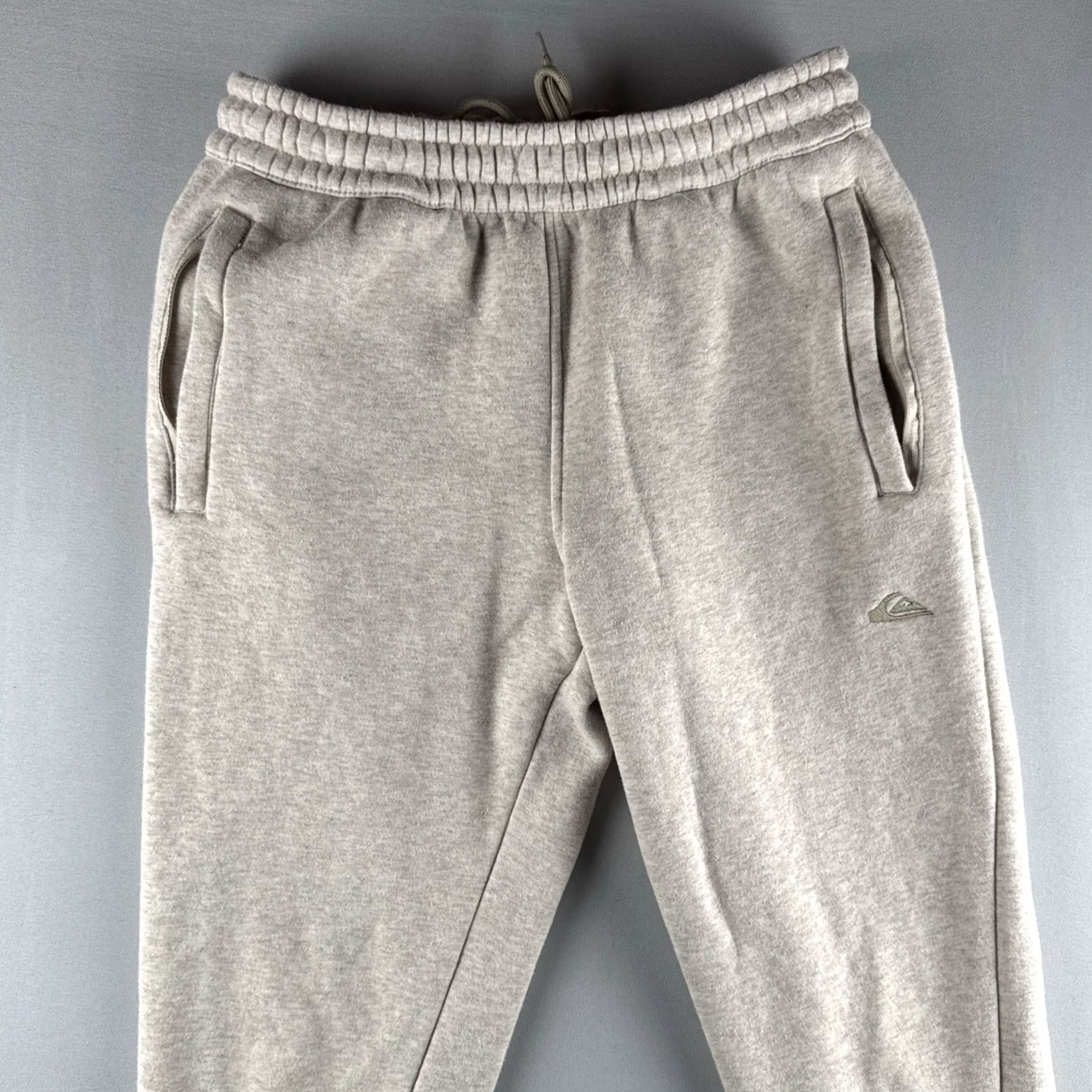 Quiksilver Quiksilver Fleece Jogger Sweatpants Tan Beige Tapered Mens Size S Size US 29 - 2 Thumbnail