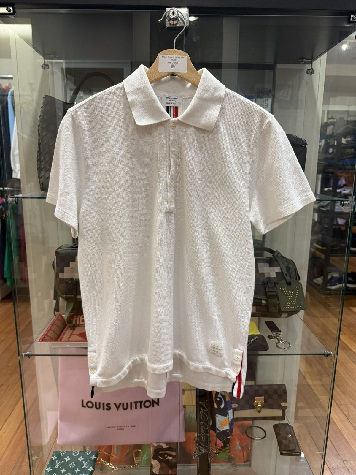 Thom Browne Thom Browne Polo Shirt Size US S / EU 44-46 / 1 - 1 Thumbnail