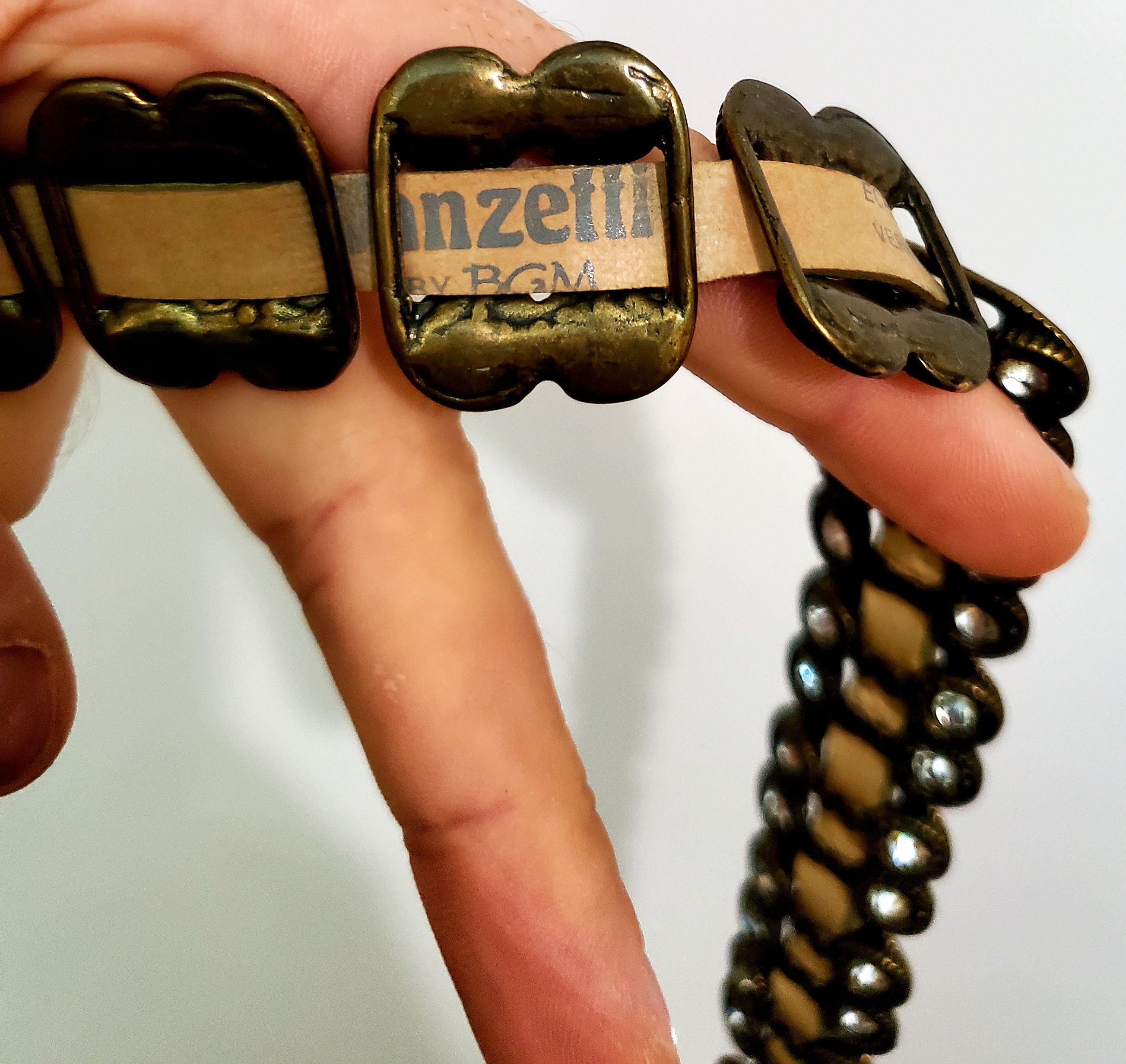 Japanese Brand × Vintage Vintage B.B. Simon Style Real metal Belt Avant Garde Y2K Size ONE SIZE - 7 Thumbnail