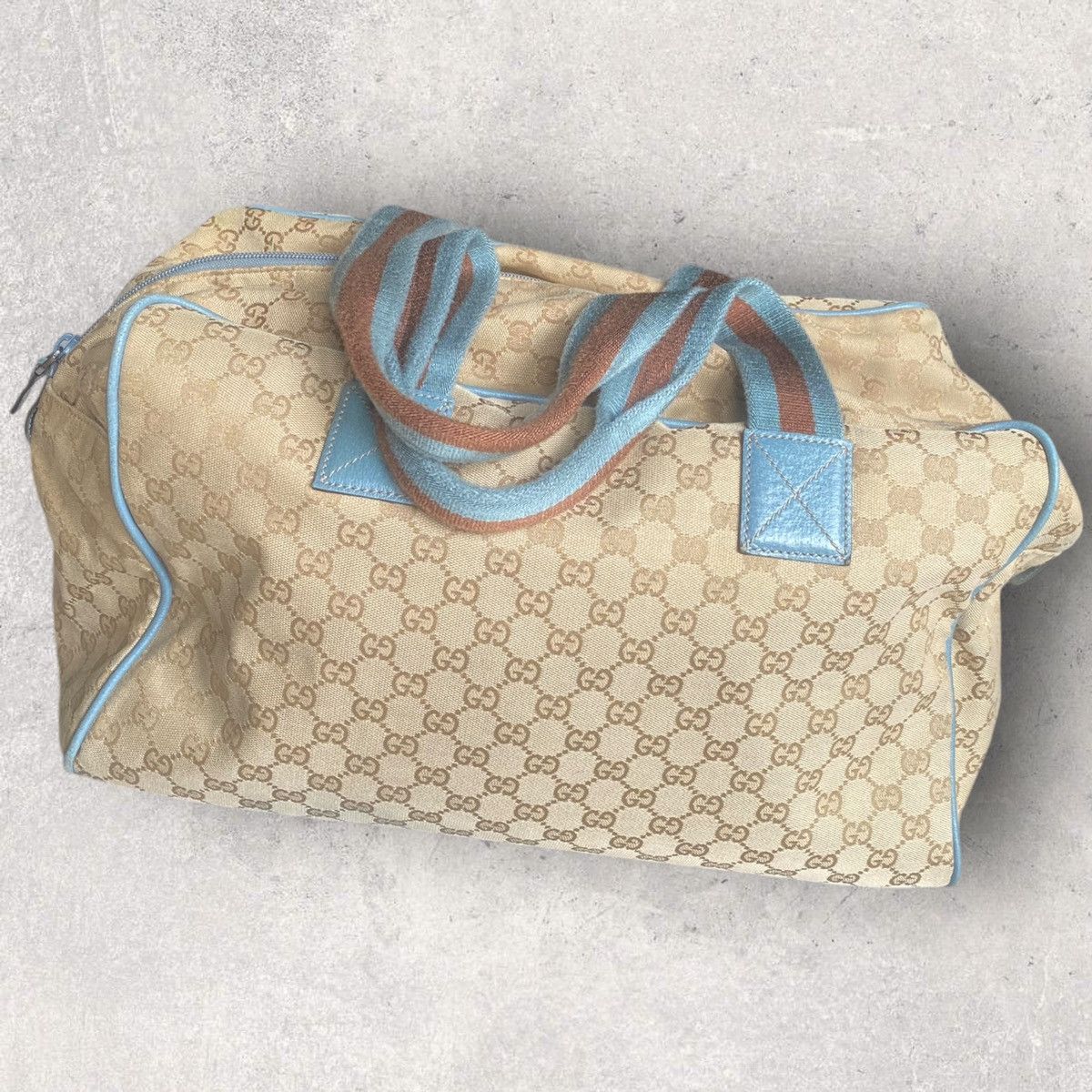 Gucci Gucci Boston Medium Web Handle Bag Size ONE SIZE - 2 Thumbnail
