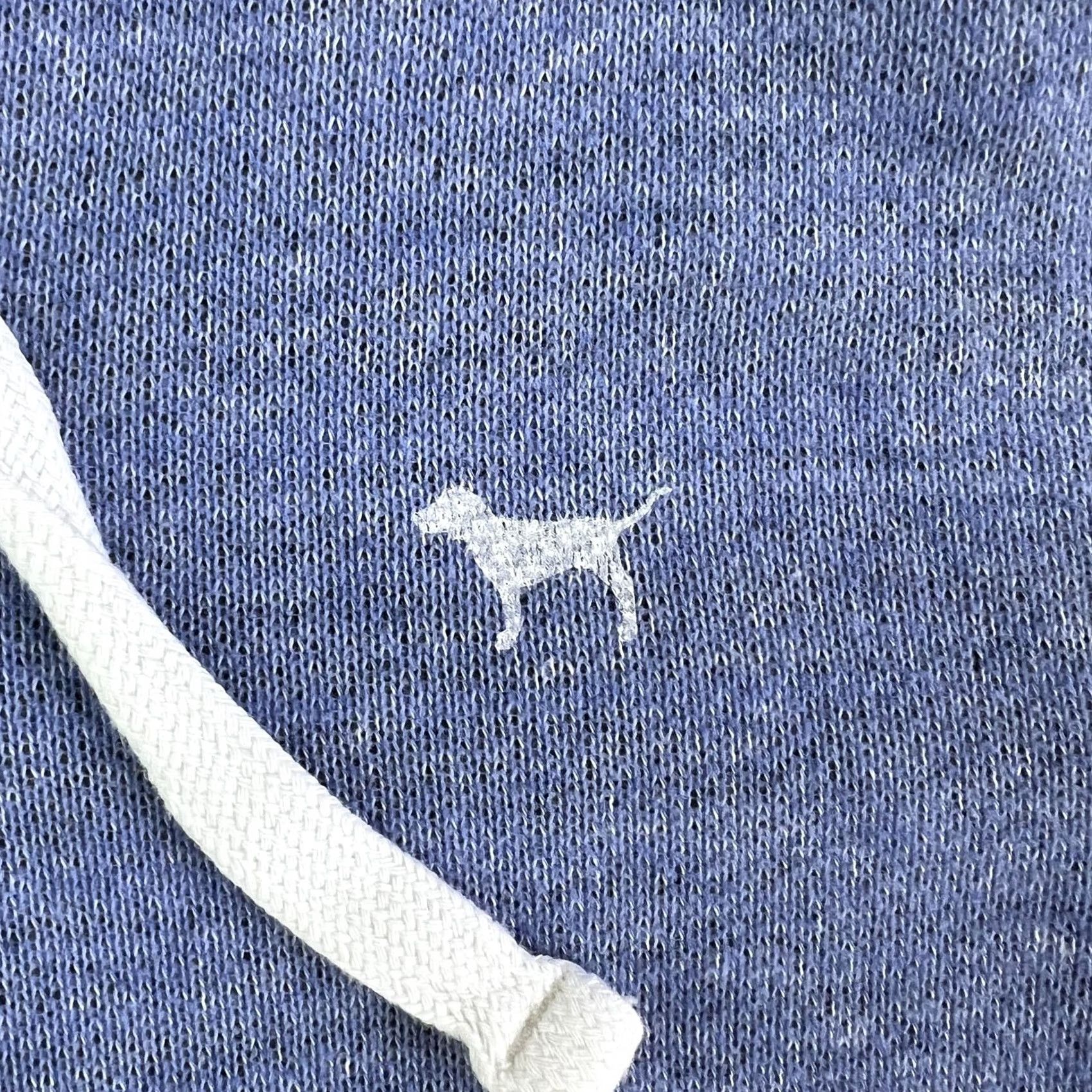 Pinko PINK Victoria's Secret Hoodie Juniors Small Blue Love Pink Full Zip Dog Logo Size S / US 4 / IT 40 - 2 Thumbnail