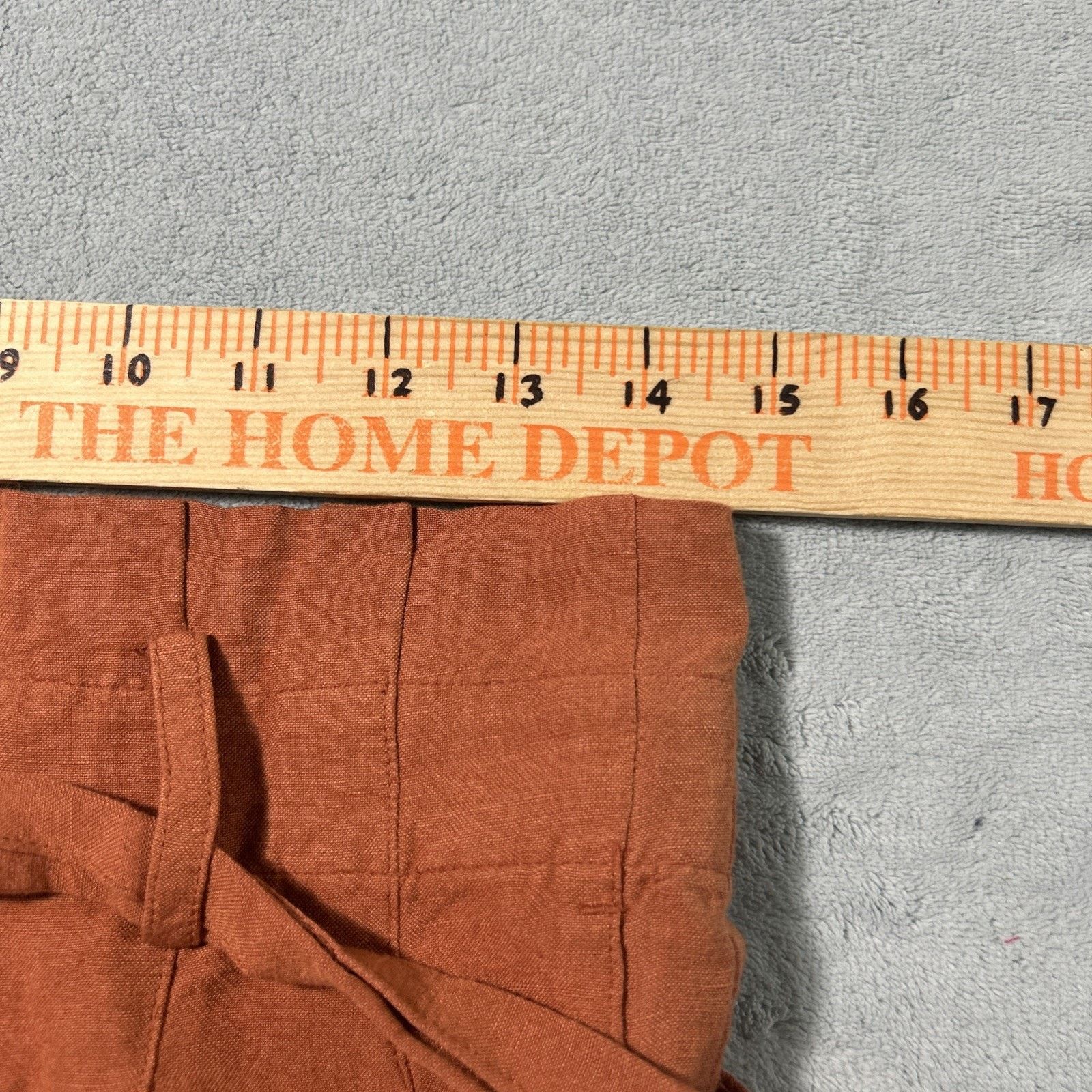 Madewell Baggy Linen Paperbag Pants 28x25 Hamilton Boho Cottage Belt Size 26" / US 2 / IT 38 - 13 Thumbnail