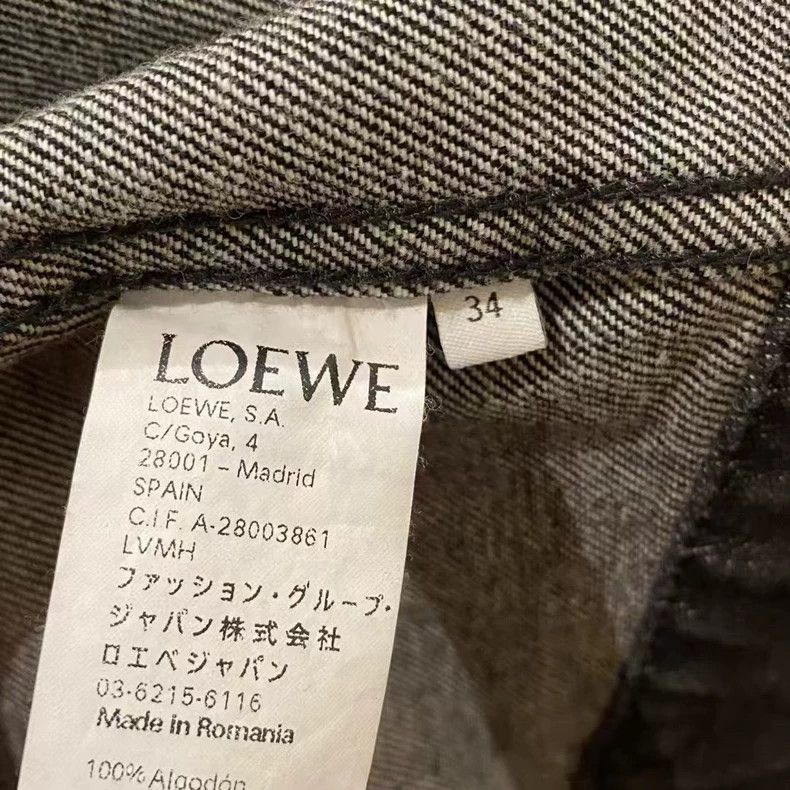 Loewe LOEWE Rainbow striped casual denim jacket Size 4XL / US 24-26 - 5 Thumbnail