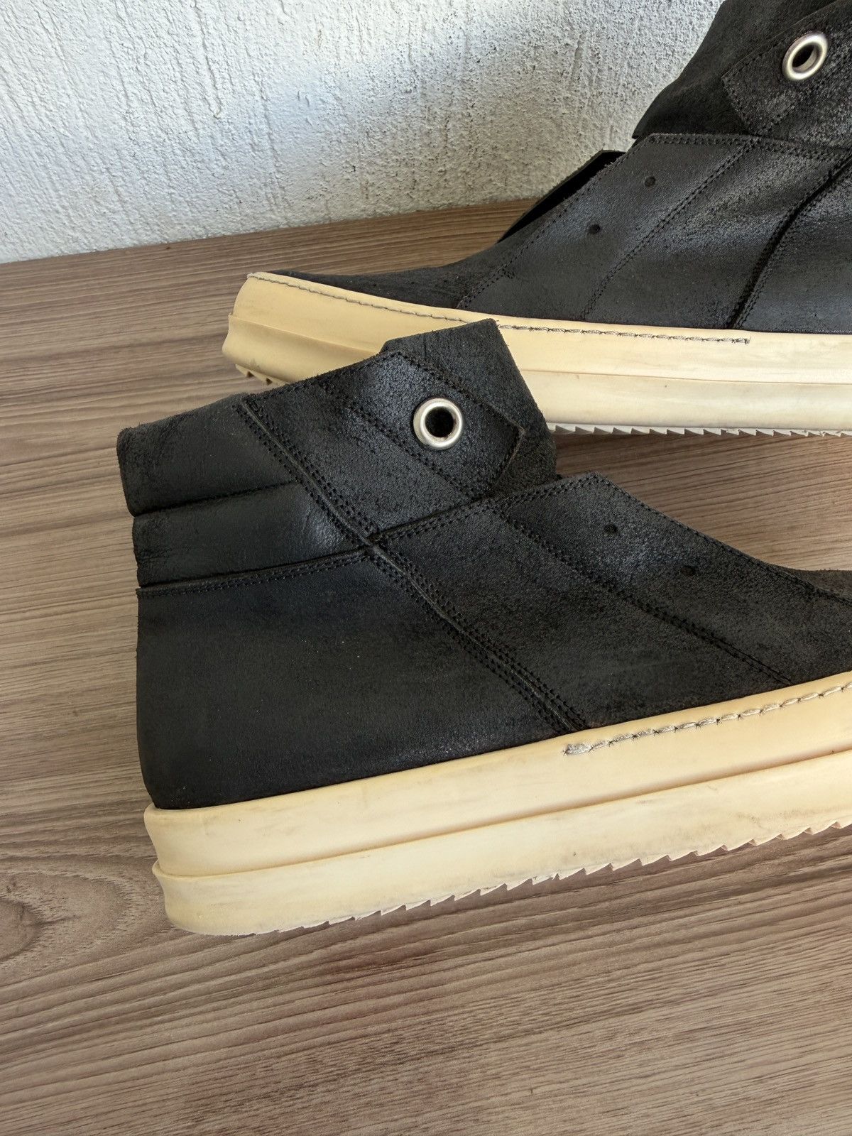 Rick Owens E15🕷️ Blistered leather island dunks Size US 10.5 / EU 43-44 - 14 Thumbnail
