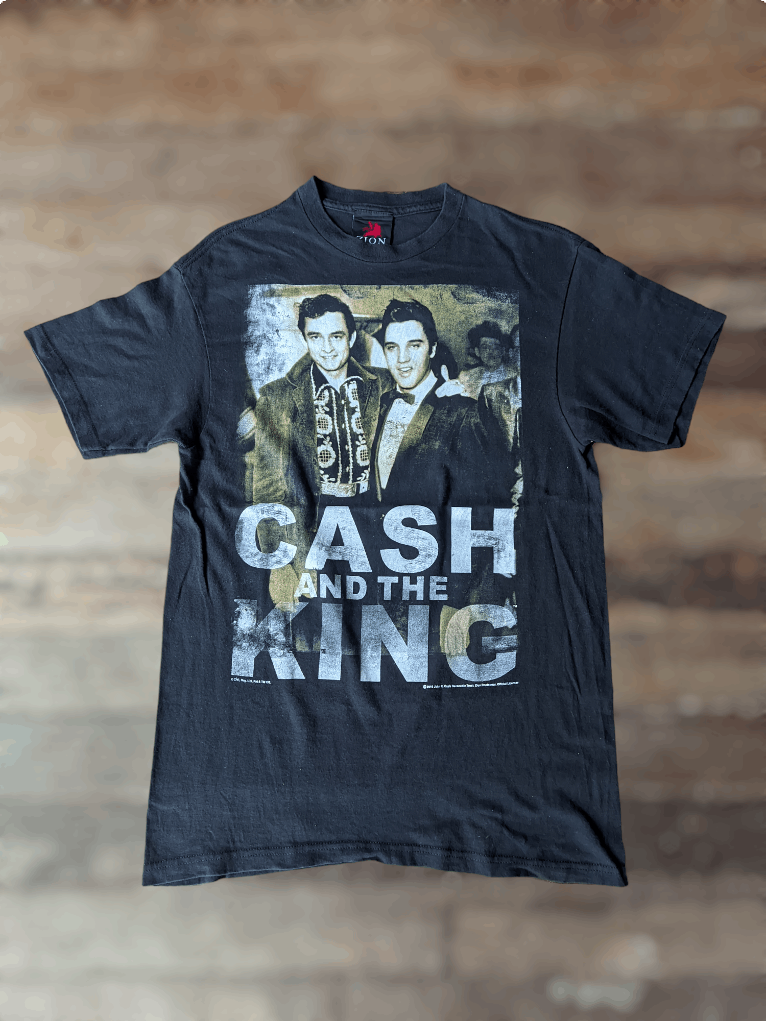Zion Rootswear Johnny Cash & Elvis Presley Cash And The King © 2010 Size US M / EU 48-50 / 2 - 1 Thumbnail