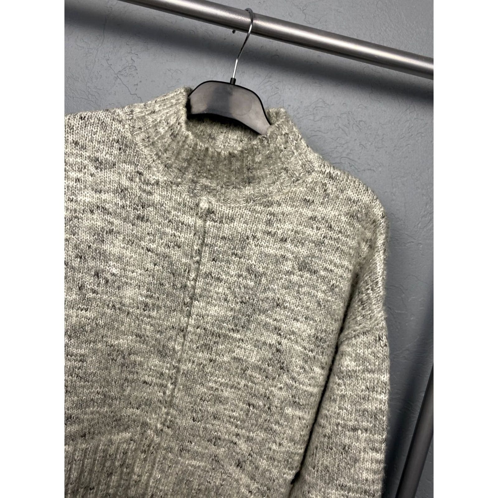 Diesel Diesel Hand Made Ring Spun Vintage Womens Wool Knit Sweater Size S Shirt Womens Gray Wool Ring Spun Vintage Diesel Pullover 90s Size S / US 4 / IT 40 - 2 Thumbnail