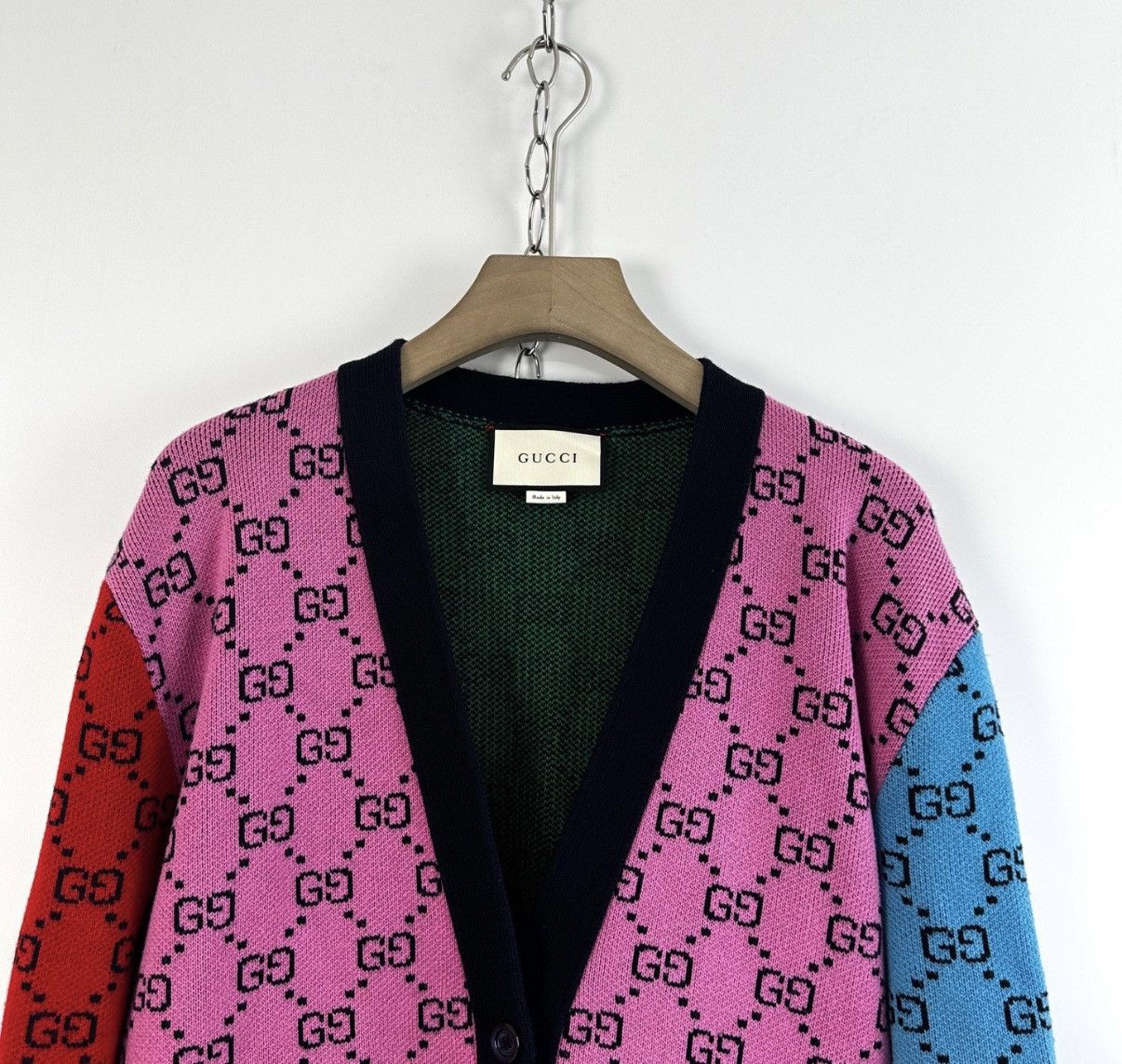 Gucci GUCCI Women's All-Over GG Logo Knit Sweater K12 Size S / US 4 / IT 40 - 3 Thumbnail
