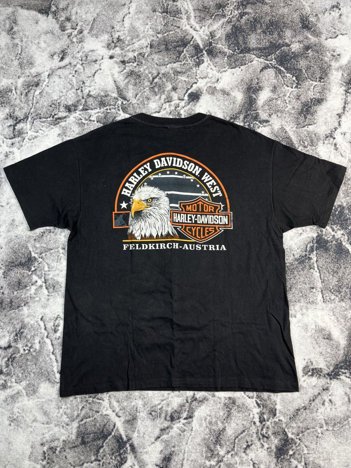 Harley Davidson Vintage 1995 Harley Davidson Elk Nature Graphic Tee Size US XL / EU 56 / 4 - 9 Thumbnail