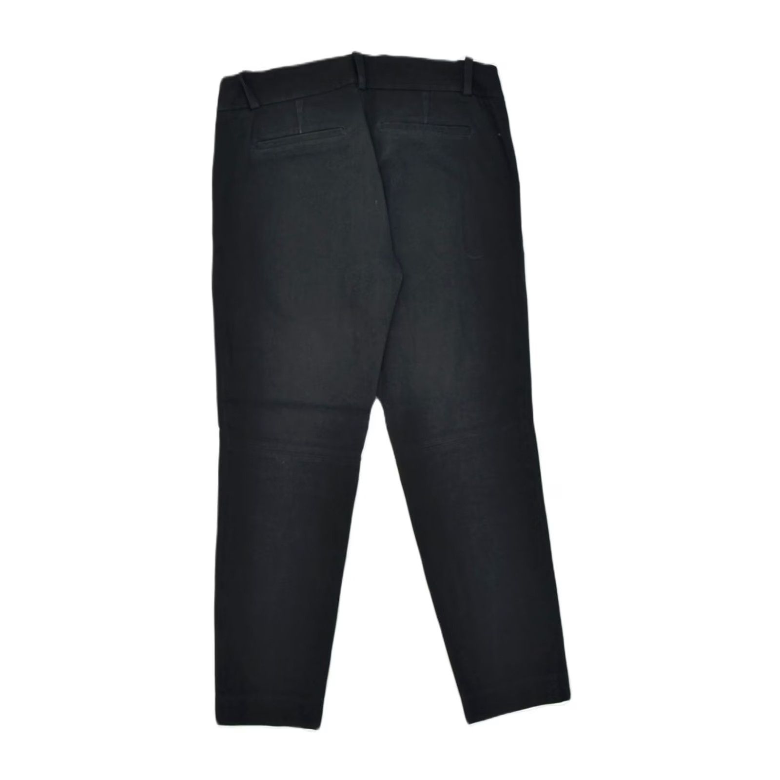 J.Crew J. CREW Womens Slim Capri Trousers Black Cotton Small US 4 W27 L24 Size 28" / US 6 / IT 42 - 2 Thumbnail