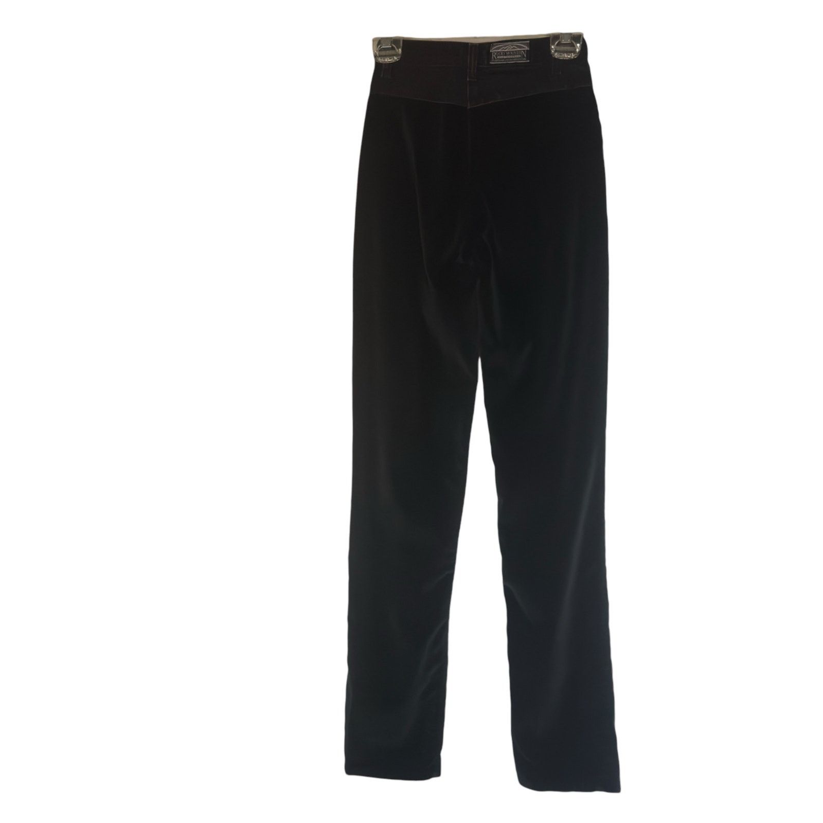 Rocky Mountain Featherbed Vtg Rocky Mountain Jeans Rockies Black High Rise Velvet Size 24" / US 00 / IT 34 - 4 Thumbnail
