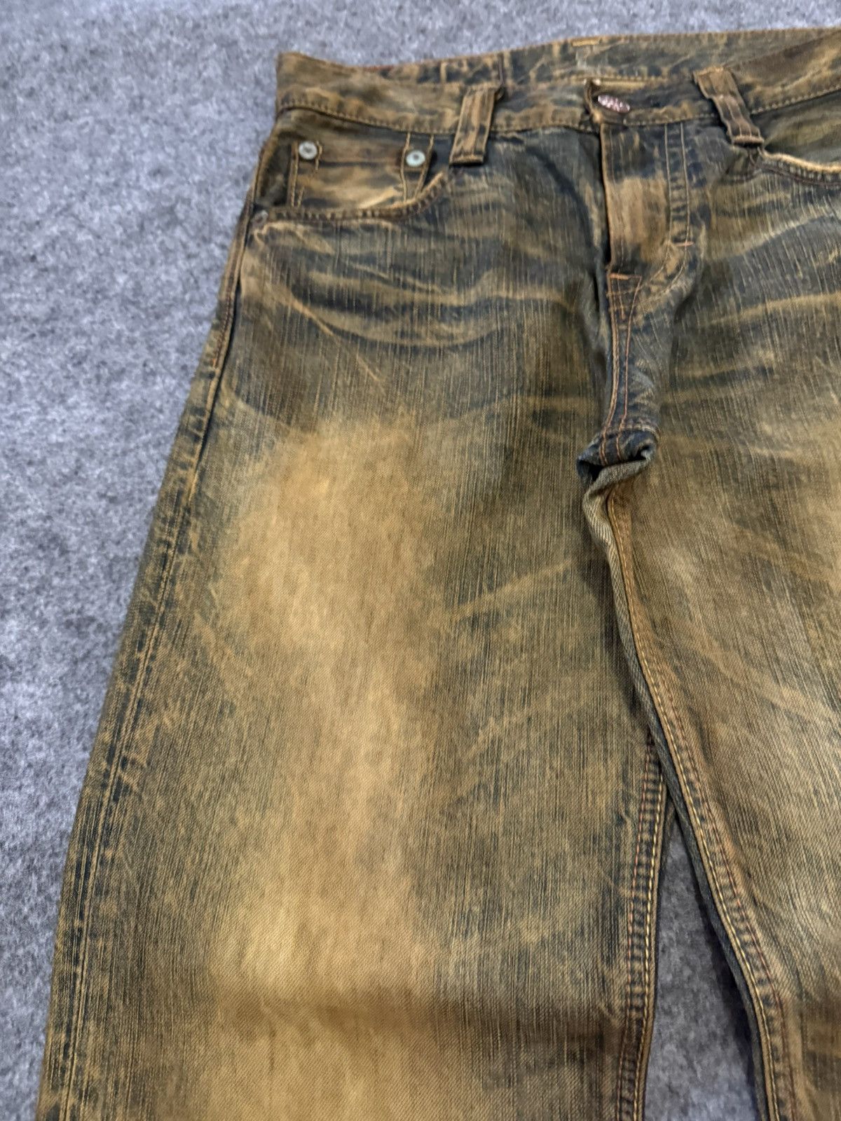 Edwin Edwin 503 Blue Trip Patina Fade Mud Wash Jeans Straight Size US 30 / EU 46 - 8 Thumbnail