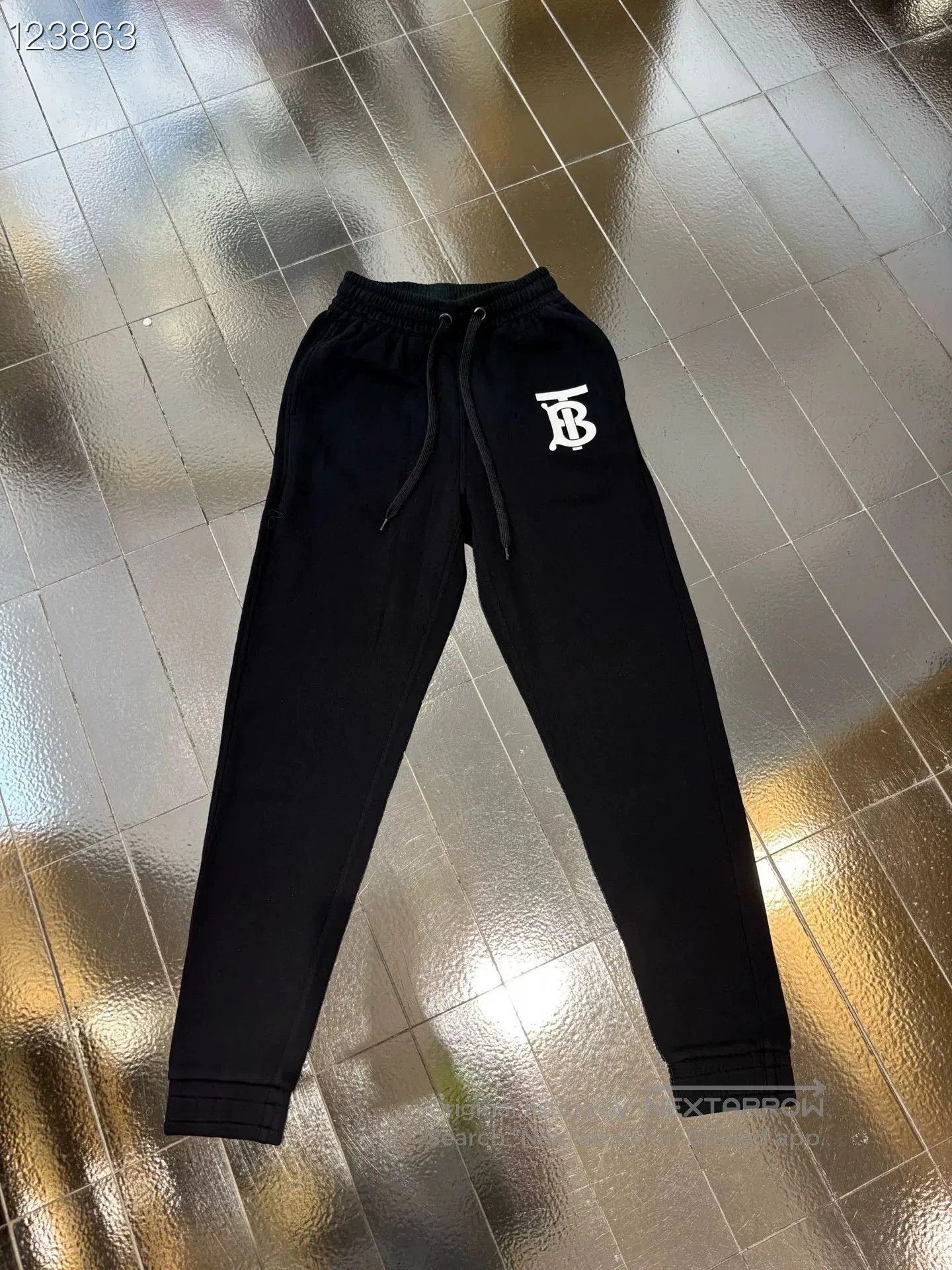 Burberry Burberry Classic Black TB Logo Trousers. Size 22" - 1 Thumbnail