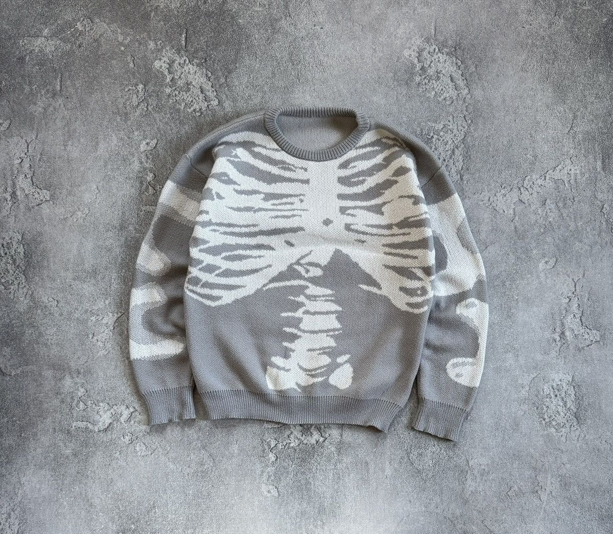 Hysteric Glamour Skeleton 💀 Rentgen bones Xray Y2K sweater jumper pullover Size US M / EU 48-50 / 2 - 1 Thumbnail