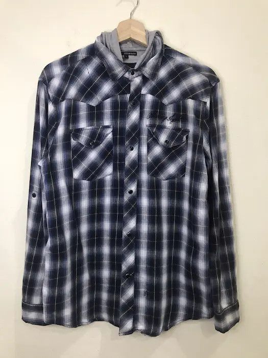Japanese Brand Plaid Tartan Flannel Shirt