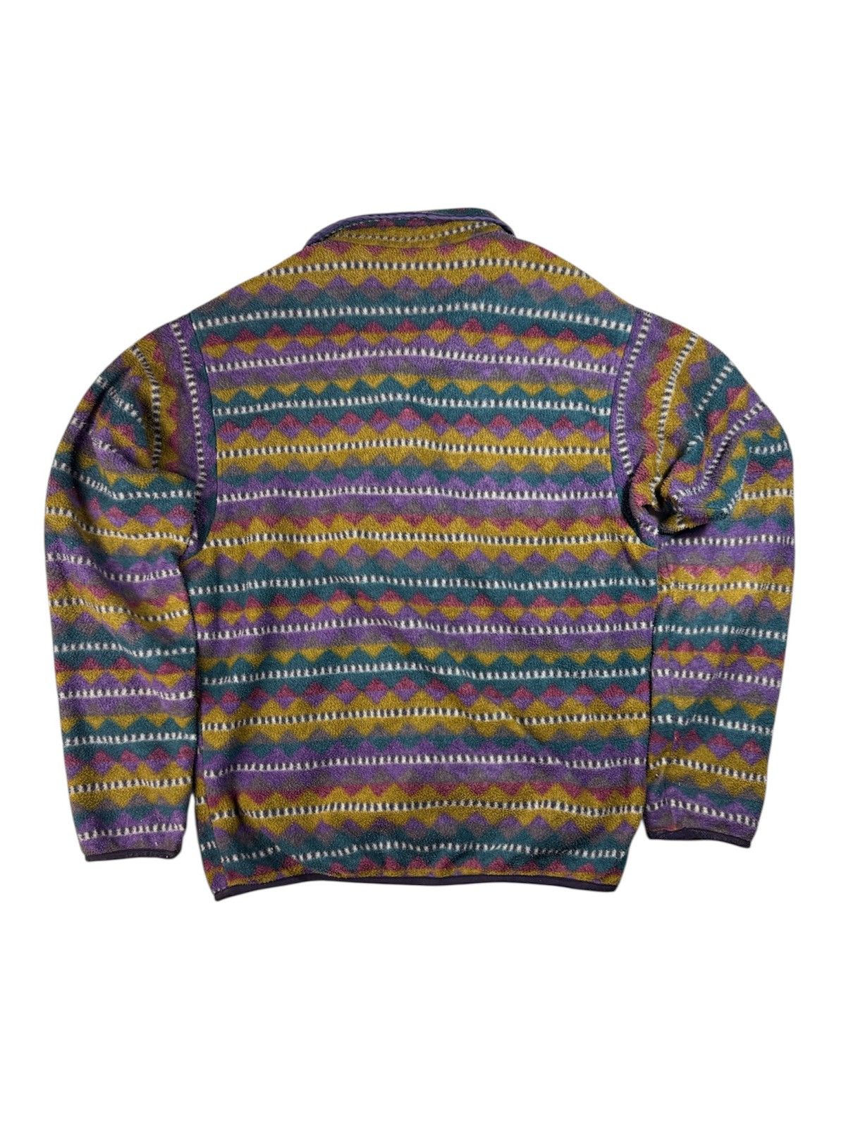 Patagonia ❌SOLD❌Vintage Patagonia Aztec Fleece Pullover Jacket Size US L / EU 52-54 / 3 - 6 Thumbnail