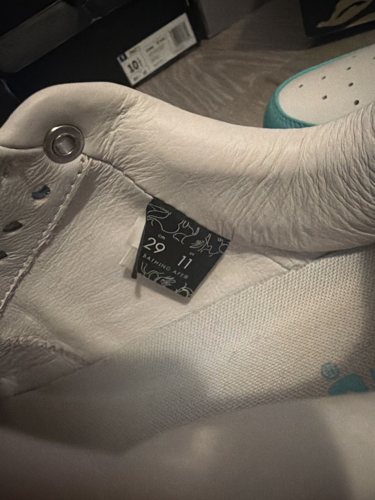 Bape 2022 White green bapesta Size US 11 / EU 44 - 6 Thumbnail