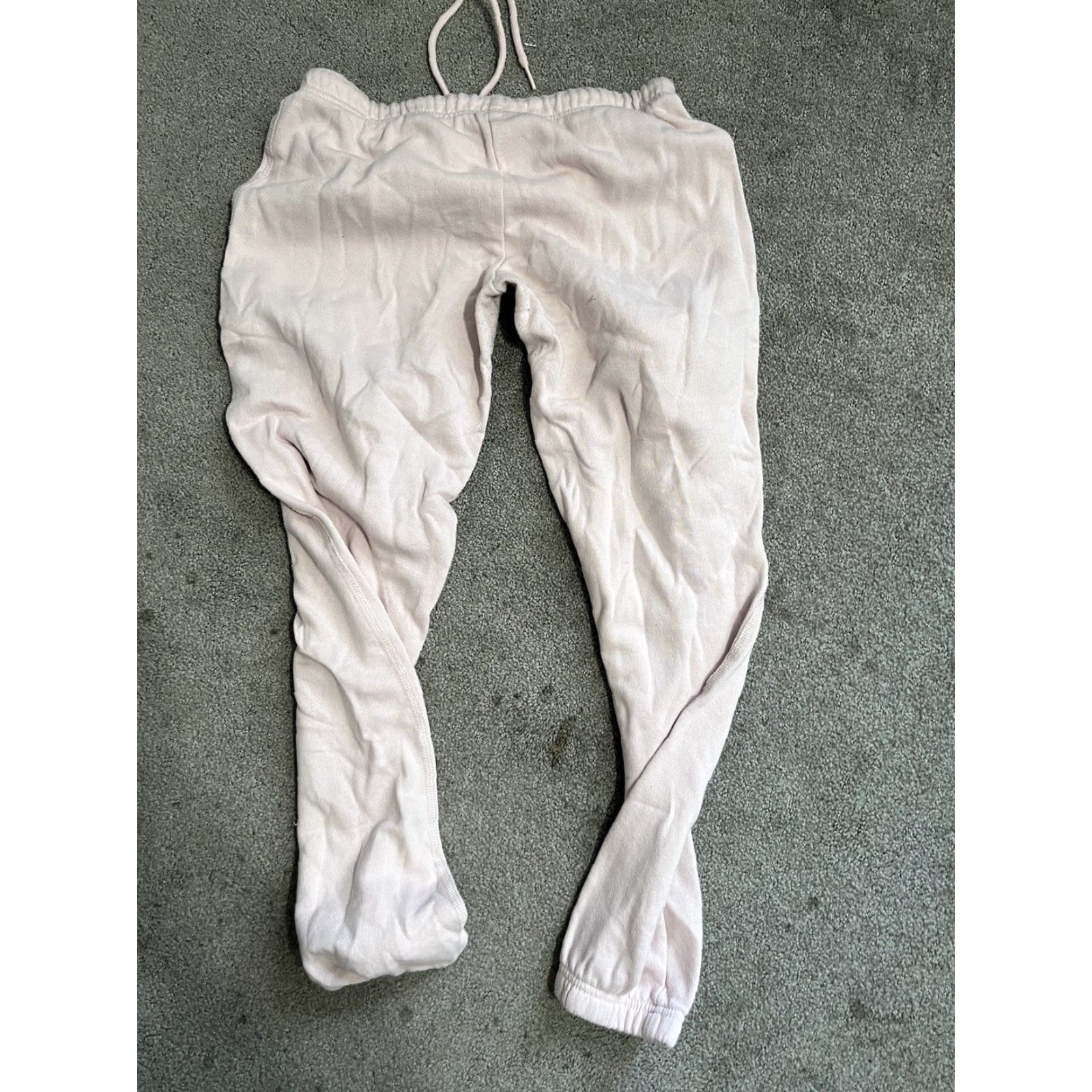 Vintage Aéropostale Women's Sweatpants Light Pink Graphic Elastic Waist Size Small Size 28" / US 6 / IT 42 - 3 Thumbnail