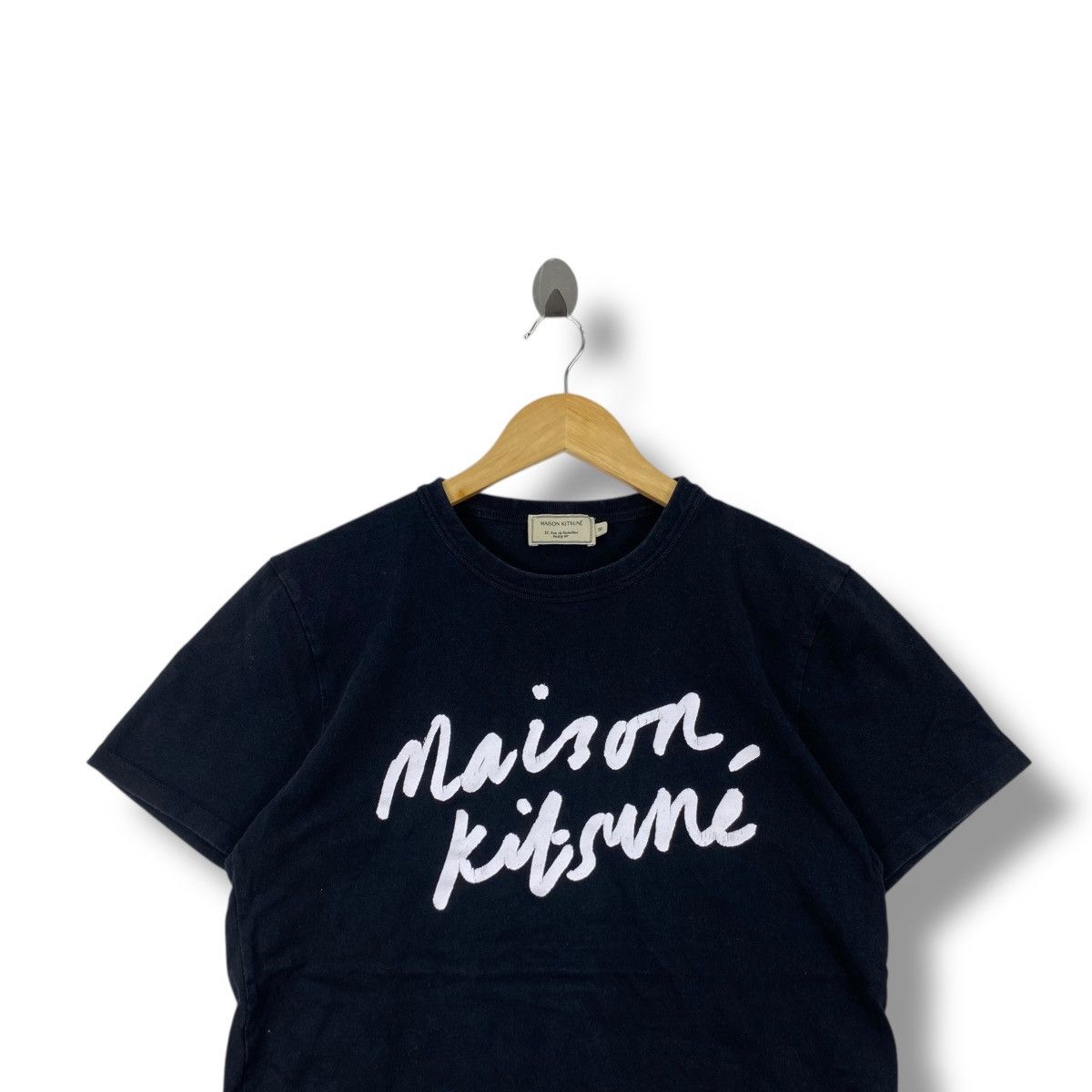 Maison Kitsune MAISON KITSUNE Logo Graphic Tee Shirt Size US M / EU 48-50 / 2 - 2 Thumbnail