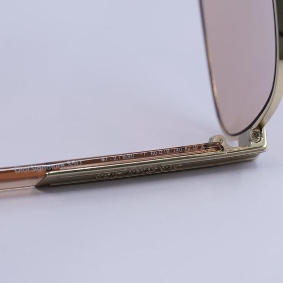 Dior 🕶️ New Dior DIORSIGNATURE S5U B0L0 Sunglasses - Shiny Gold Size ONE SIZE - 8 Thumbnail