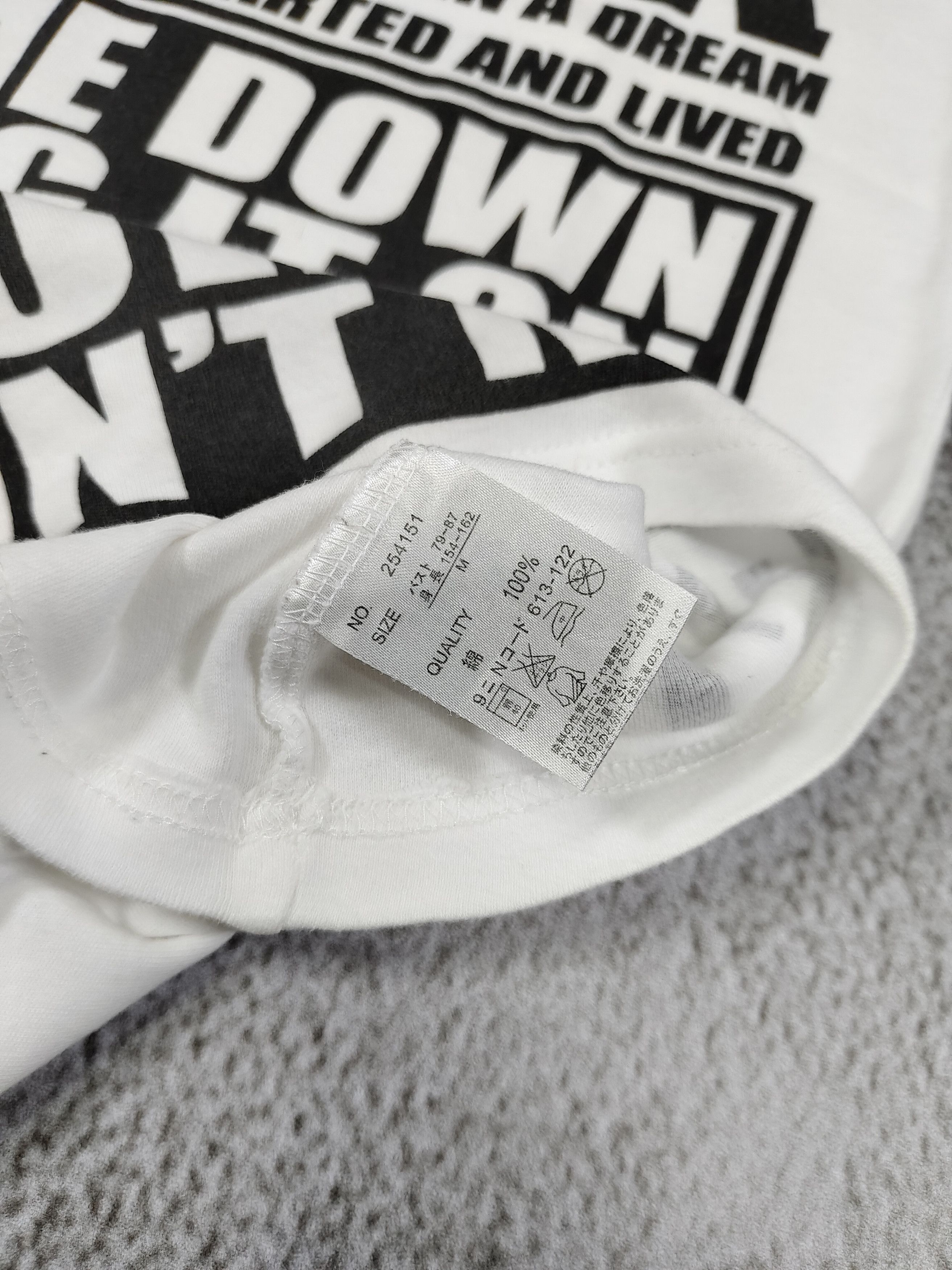 Japanese Brand 2000s Pendora🇯🇵 Y2K Studded Eyelet Neck Typography Graphic Size M / US 6-8 / IT 42-44 - 4 Thumbnail