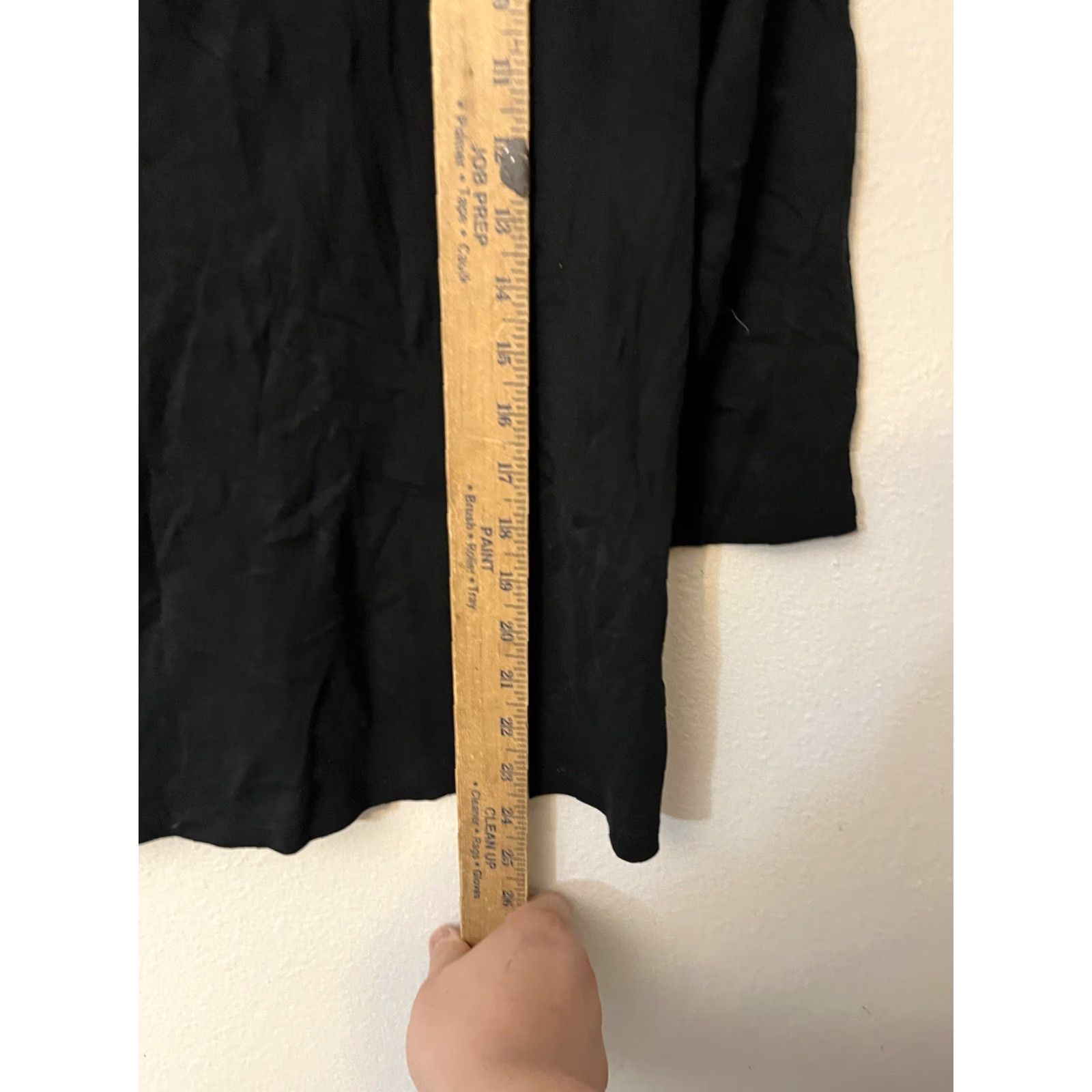 Ralph Lauren VINTAGE? No. Lauren Ralph Lauren Blouse Shirt Plus Size L Black 3/4 Sleeve Button-Up Collar Down Embroidered 90s Designer American Womens Size L / US 10 / IT 46 - 4 Thumbnail