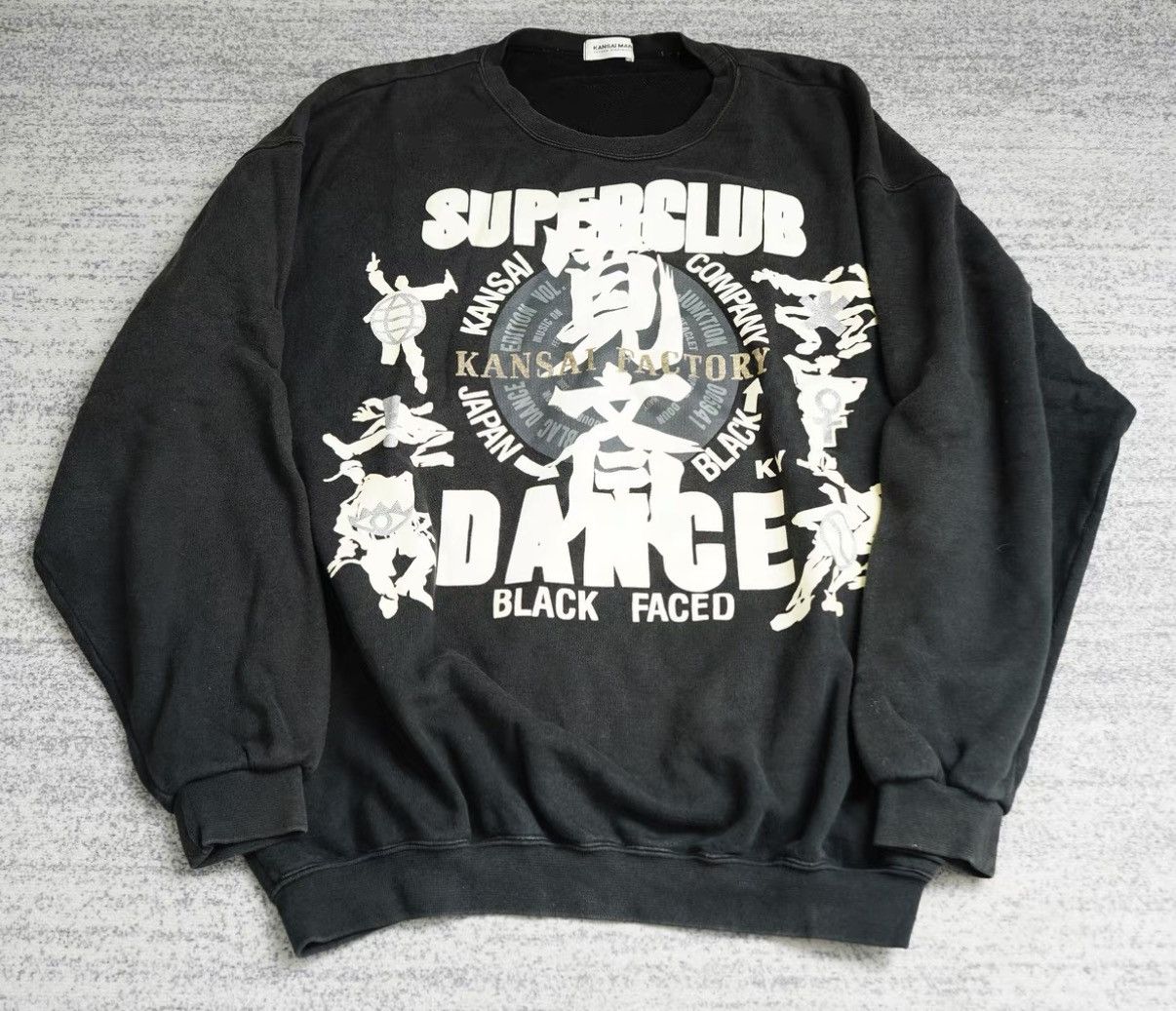 Kansai Yamamoto Kansai Yamamoto Archive Oversized Printed Sweatshirt Size US M / EU 48-50 / 2 - 1 Thumbnail