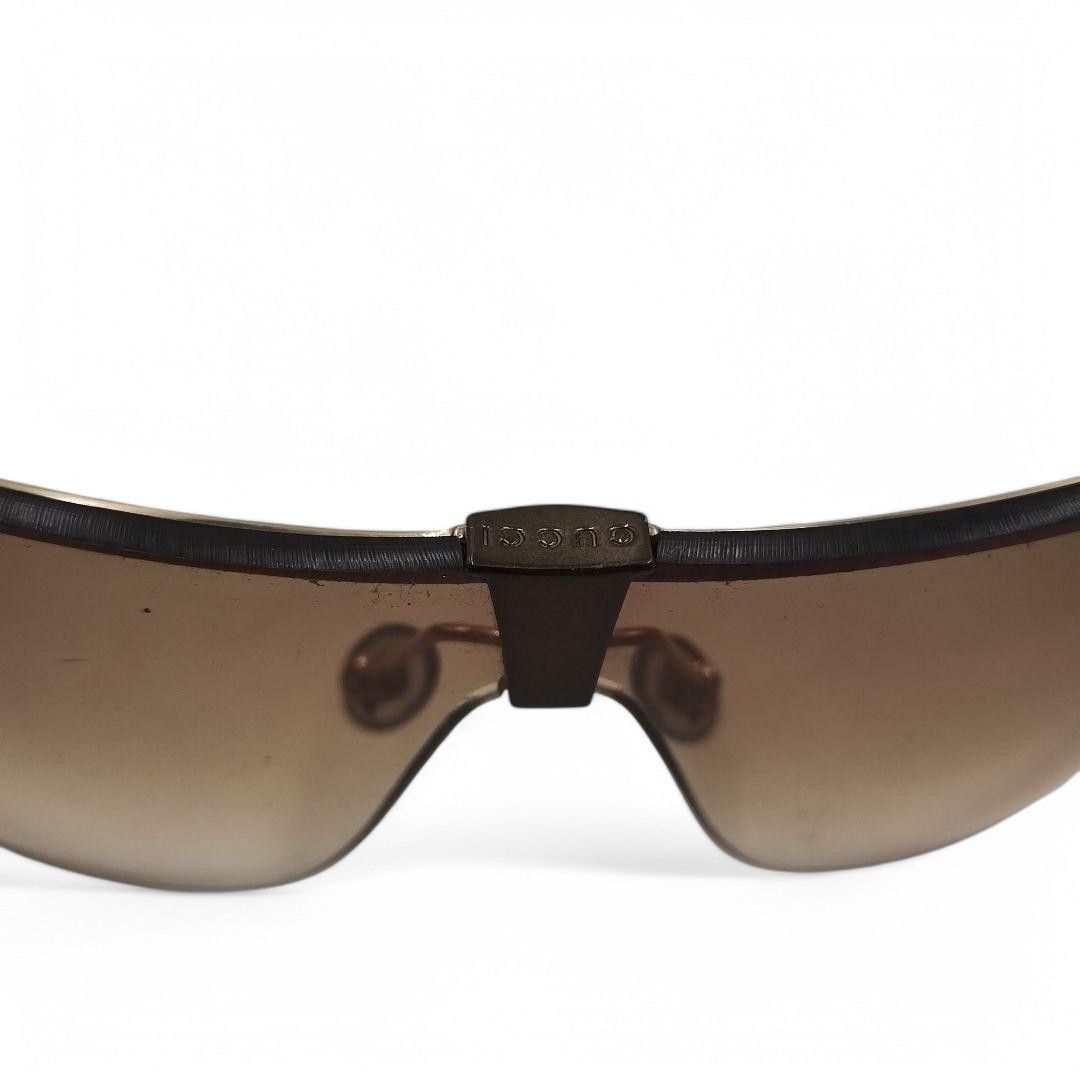 Gucci Gucci - Horsebit Sunglasses Faded Brown Shades Flora Size ONE SIZE - 3 Thumbnail