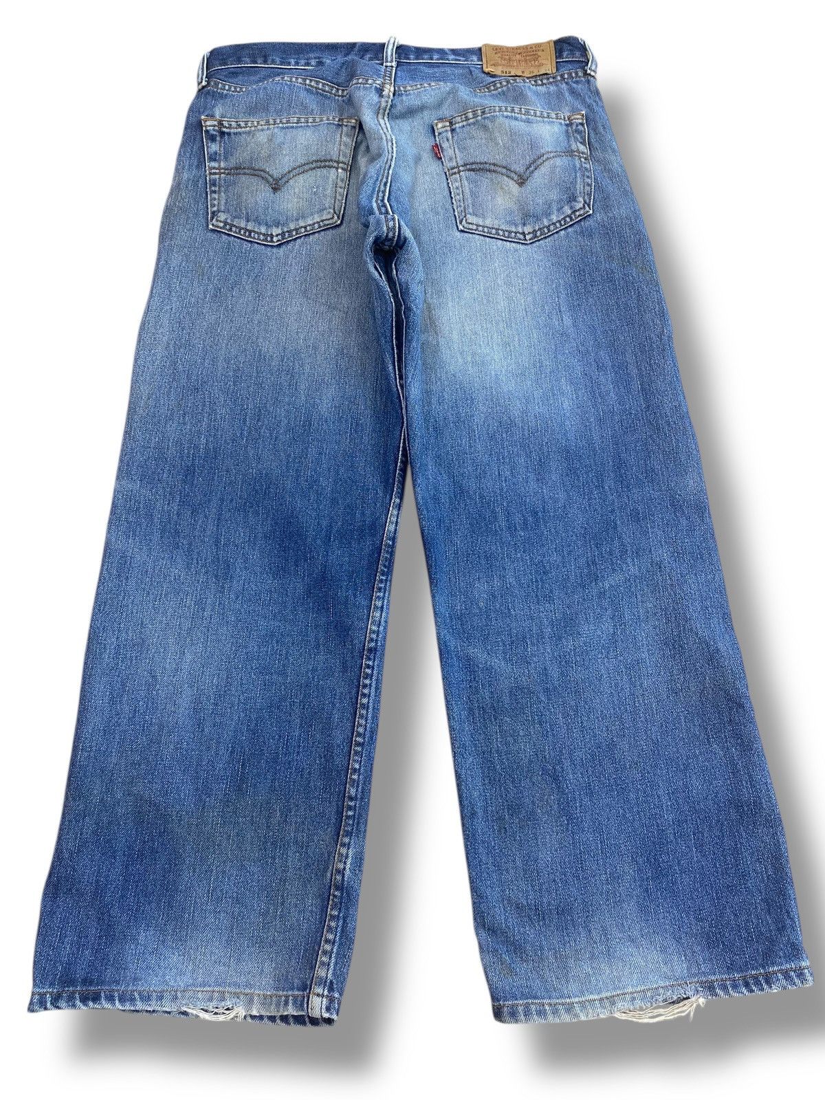 Levi's Levi’s Whiskers Faded Style Ripped Jeans Size US 36 / EU 52 - 3 Thumbnail