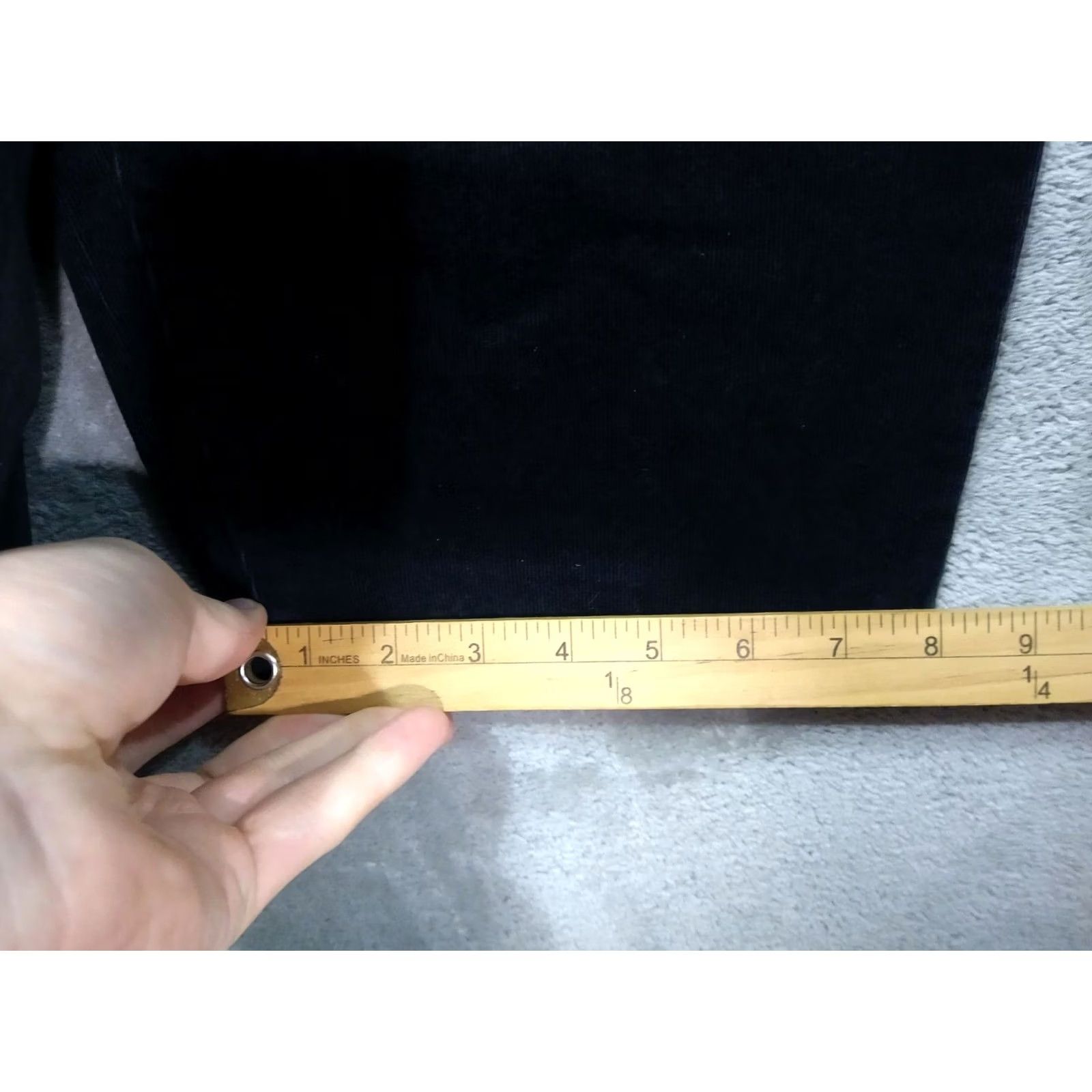 J. Jill J Jill Pants Womens 3X Black Skinny High Rise Stretch Cotton Corduroy Size 40" / US 18 - 7 Thumbnail