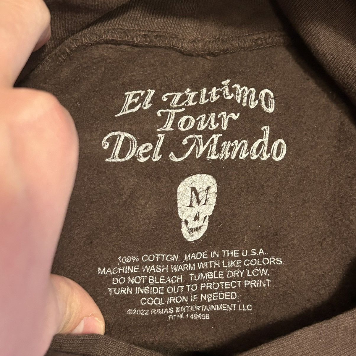 Vintage EL ÚLTIMO TOUR DEL MUNDO 2022 Hoodie Size US M / EU 48-50 / 2 - 16 Thumbnail
