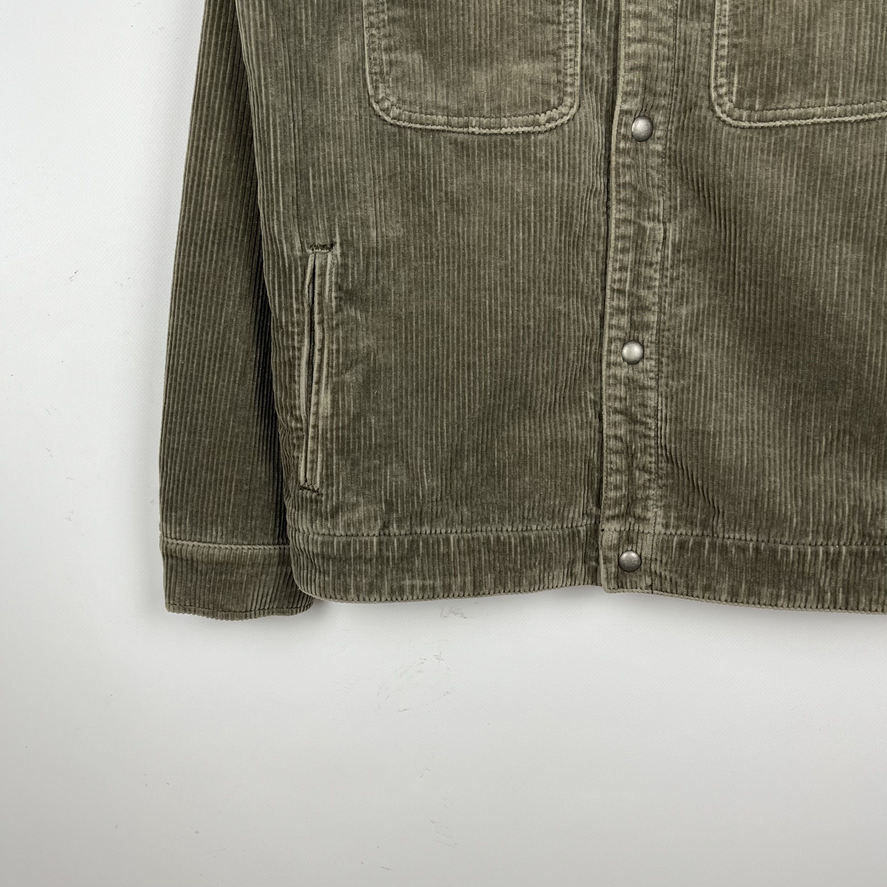Allsaints Designer AllSaints Castleford Corduroy Overshirt Jacket Size US XS / EU 42 / 0 - 4 Thumbnail