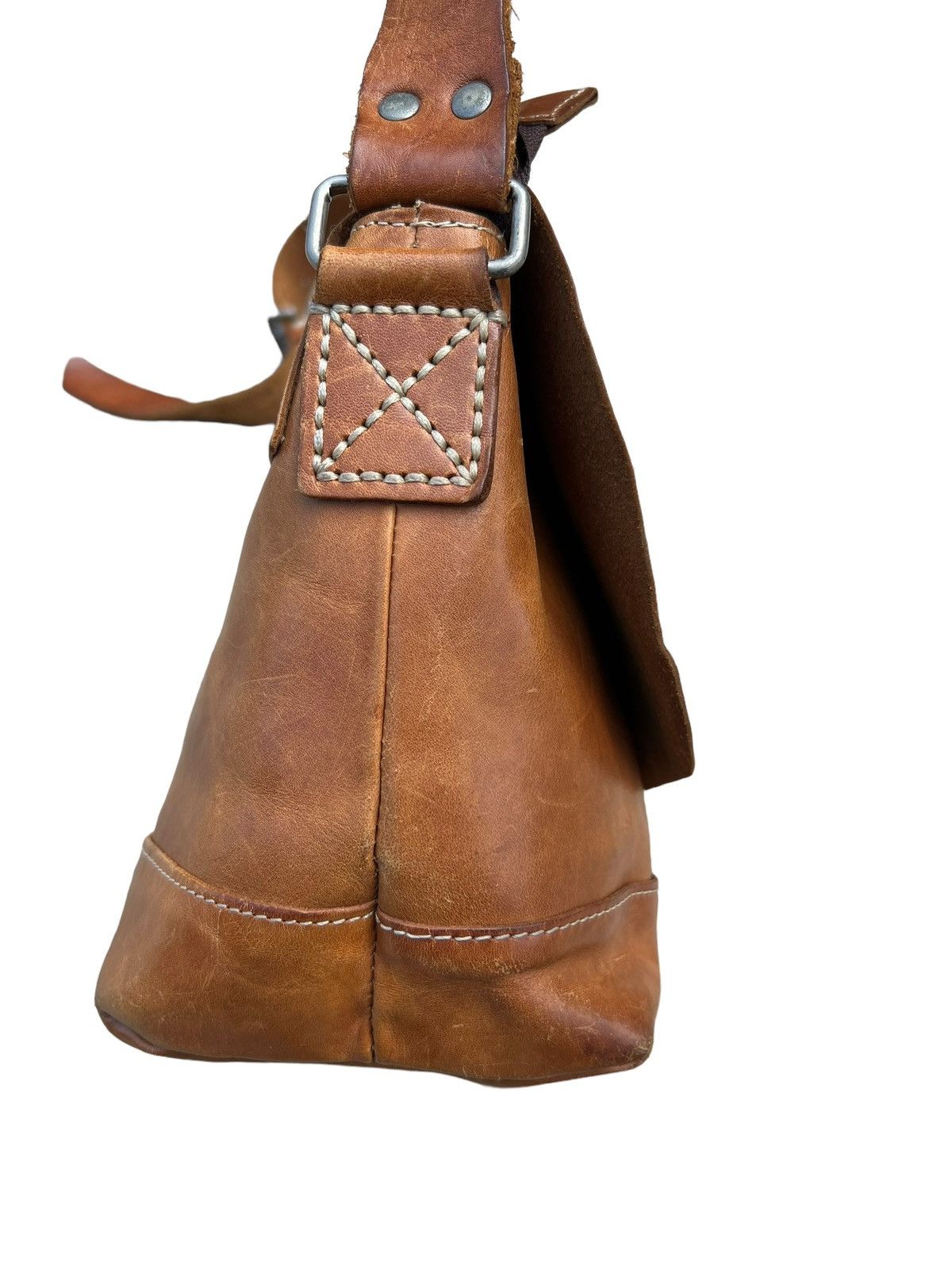 Leather H 1203 Mano Fece Japan Patina Leather Bag Size ONE SIZE - 12 Thumbnail