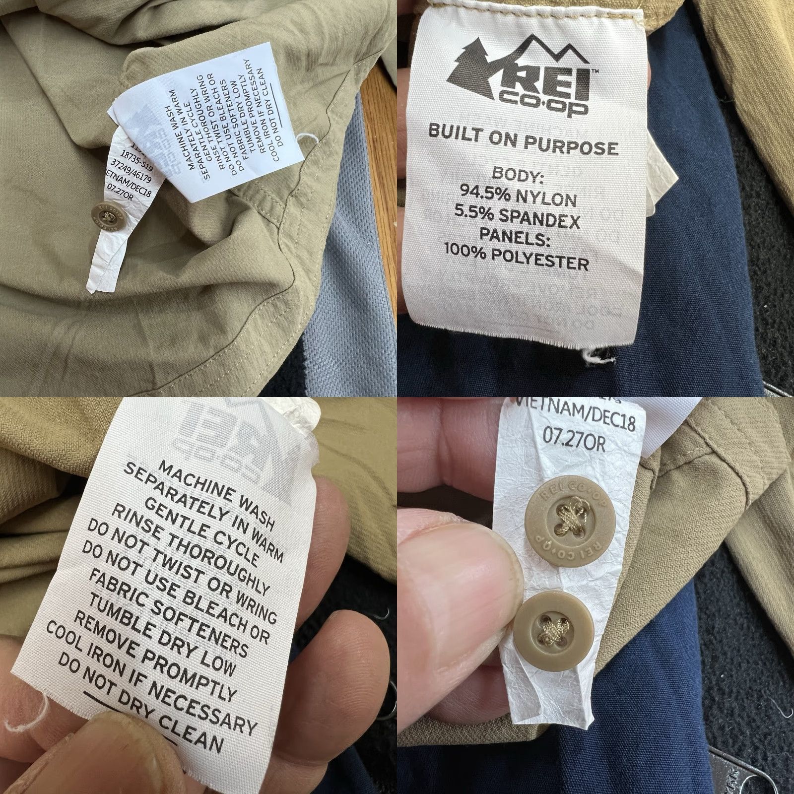 Vintage REI Button-Up Sahara Capture Men’s Size L Tan Long Sleeve Nylon Shirt Size US L / EU 52-54 / 3 - 8 Thumbnail