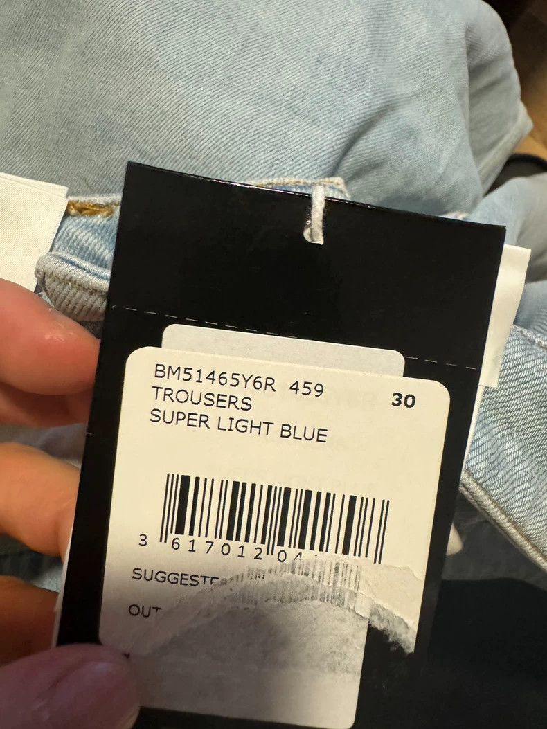 Givenchy Givenchy Brand new light blue wide-leg pants, size 30 Size US 30 / EU 46 - 2 Thumbnail