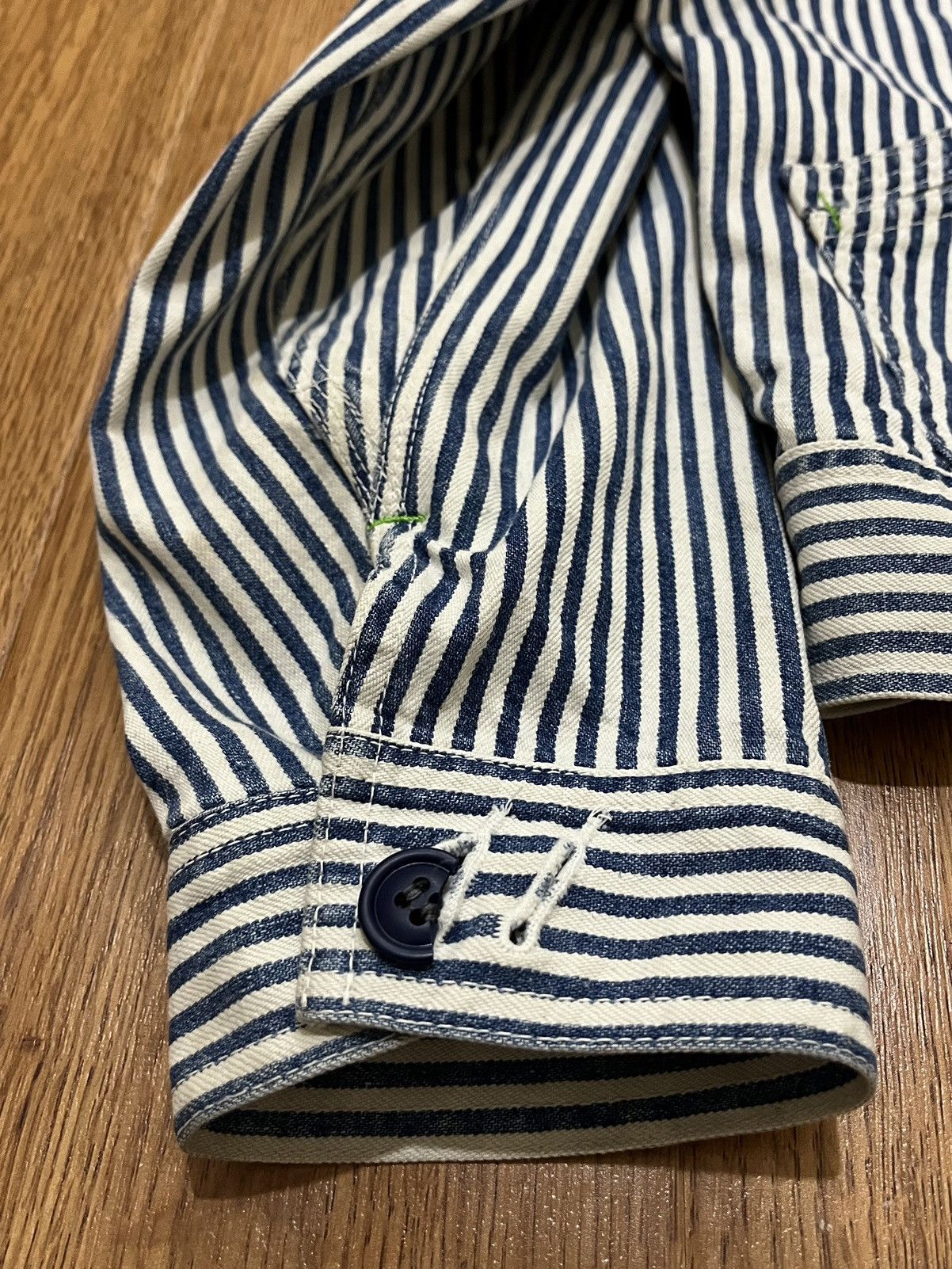 Vintage True Vintage 60s Workroom Hickory Stripe Work Jacket Size US L / EU 52-54 / 3 - 13 Thumbnail
