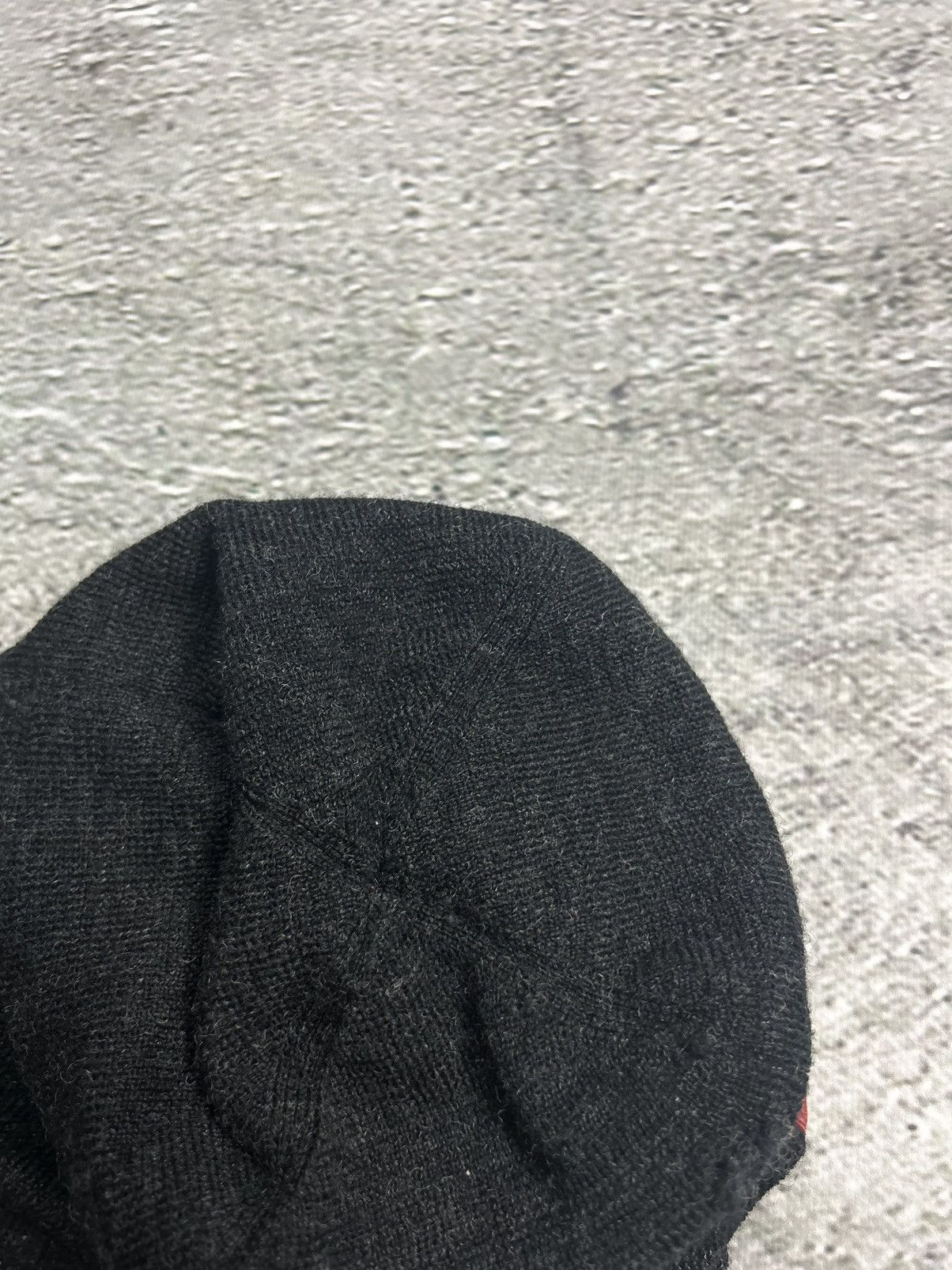 Prada Prada beanie vintage black red tab gorpcore Lana wool hat Size ONE SIZE - 8 Thumbnail
